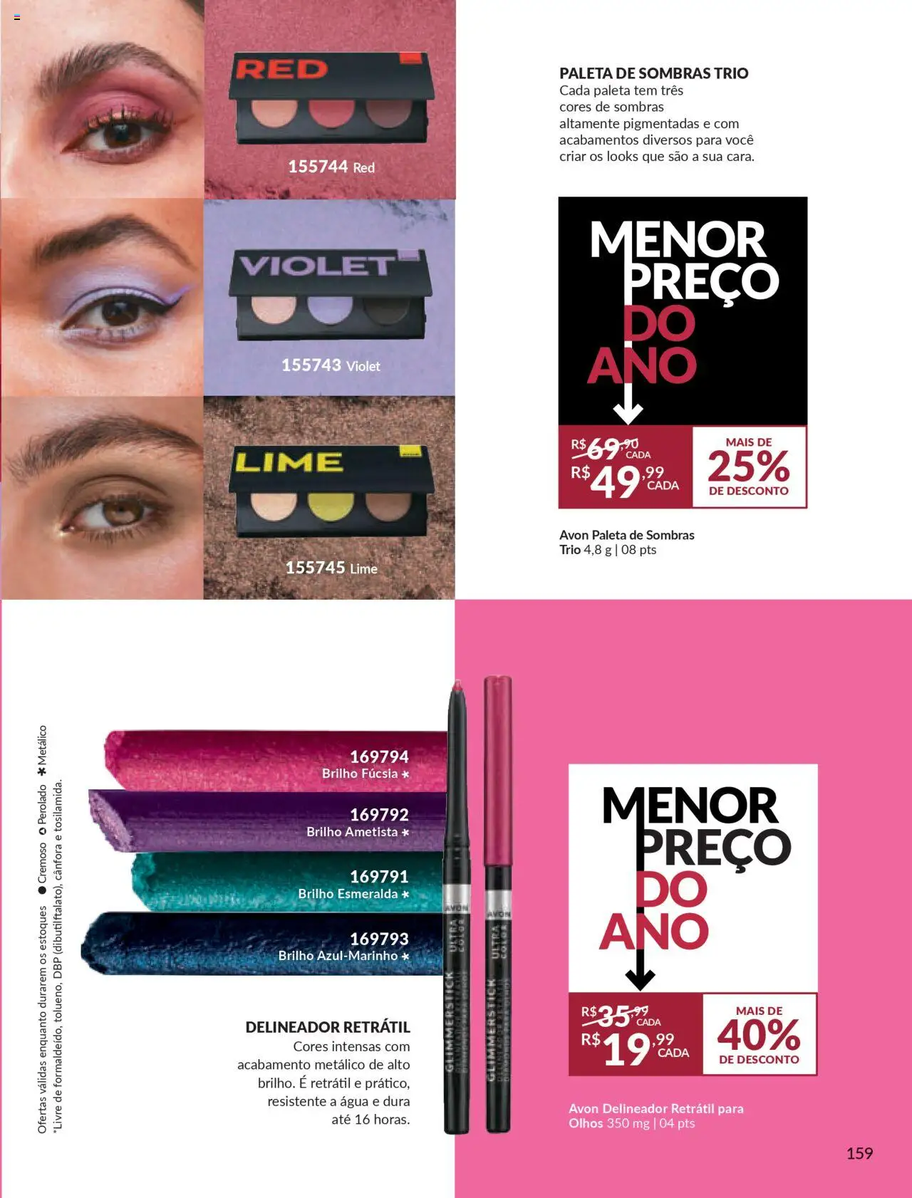 Avon Folheto - válido de 07.10.2025 | Página: 159 | Produtos: Delineador
