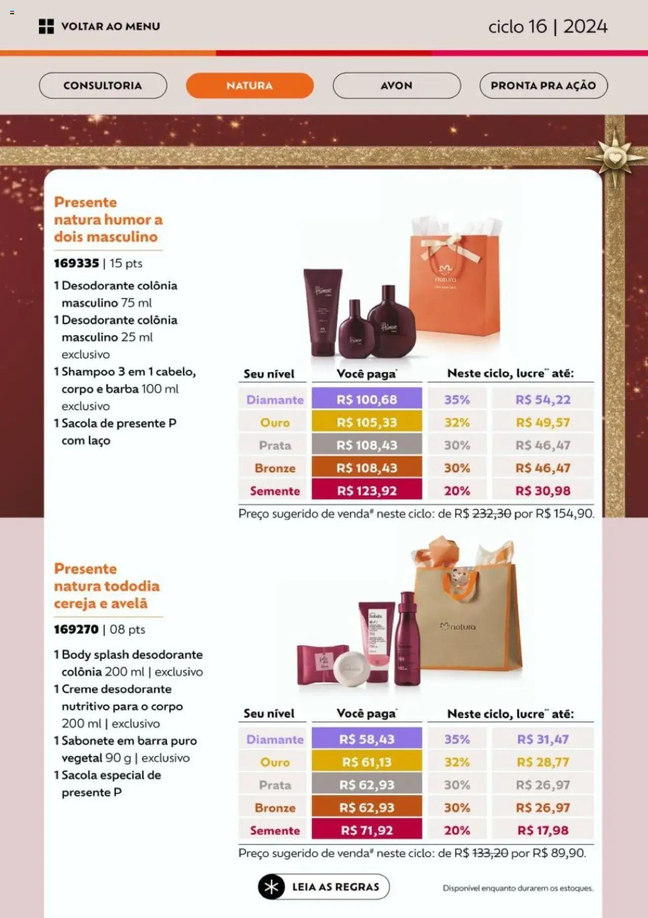 Avon Folheto - válido de 26.09.2025 | Página: 28 | Produtos: Desodorante, Creme, Sabonete, Body