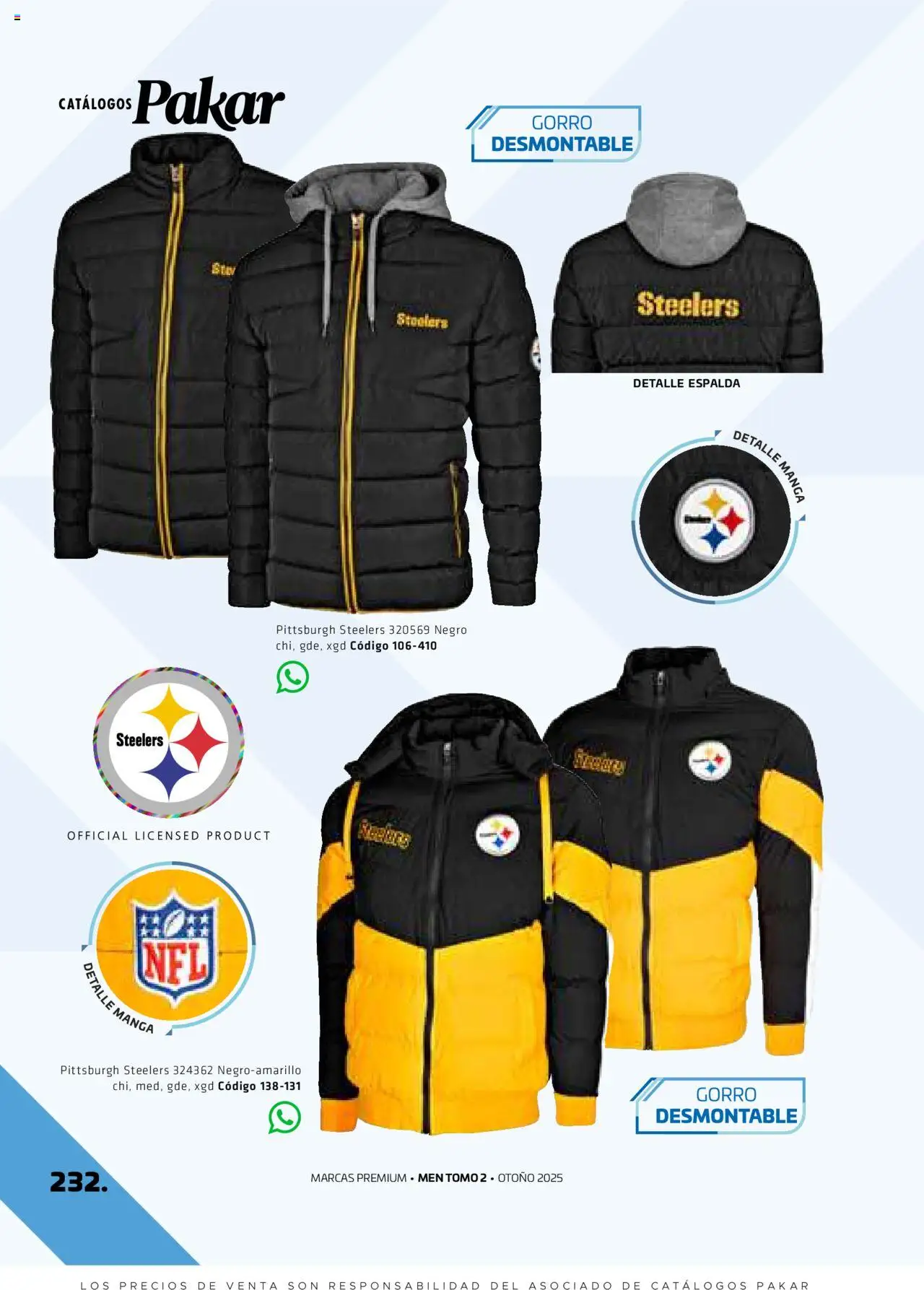 Nuevas ofertas de SC Pakar válidas en toda la República Mexicana desde el 29.08.2025. ¡Encuentra las mejores ofertas en SC Pakar - Catálogo Otoño Men Tomo 2! | Página: 232 | Productos: Manga