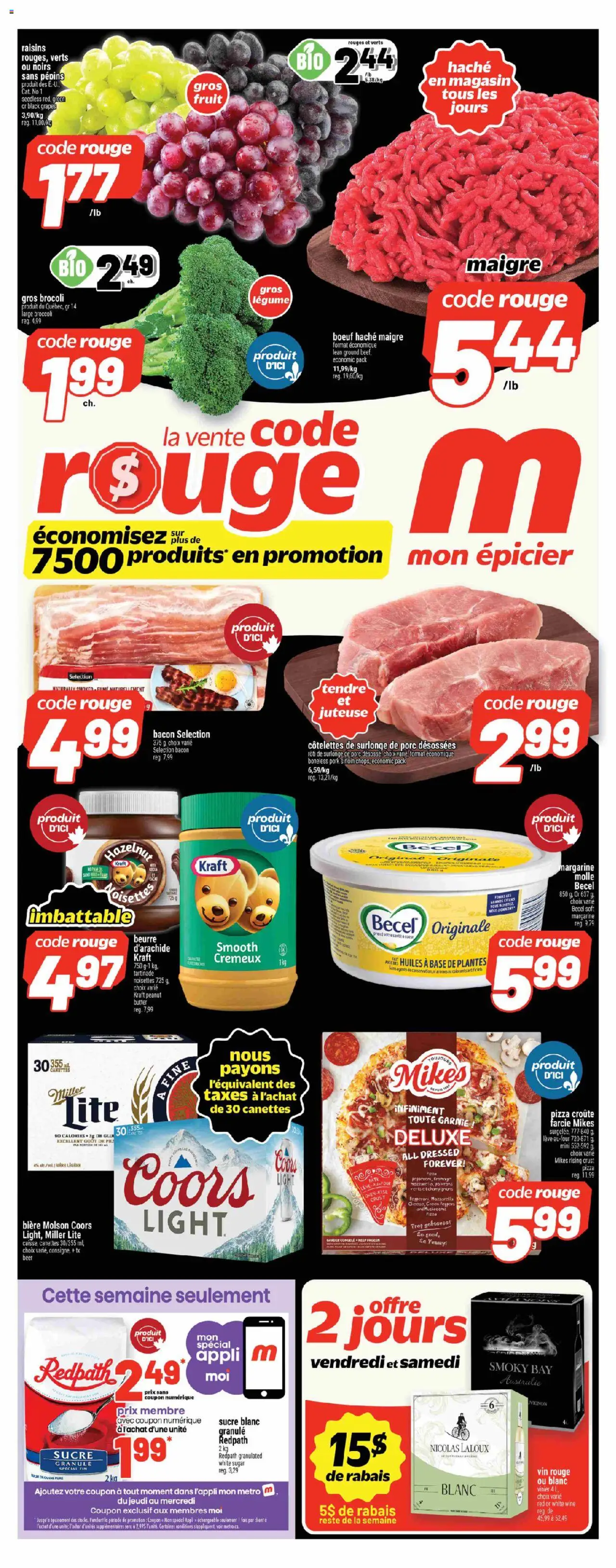 Metro flyer valid from 25.09.2025 | Page: 1 | Products: Butter, Pizza, Beer, Pork