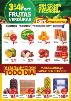 Fort Atacadista - Ofertas Frutas, Verduras - Pré-Visualização do folheto da loja Fort Atacadista, válido de 16.09.2025