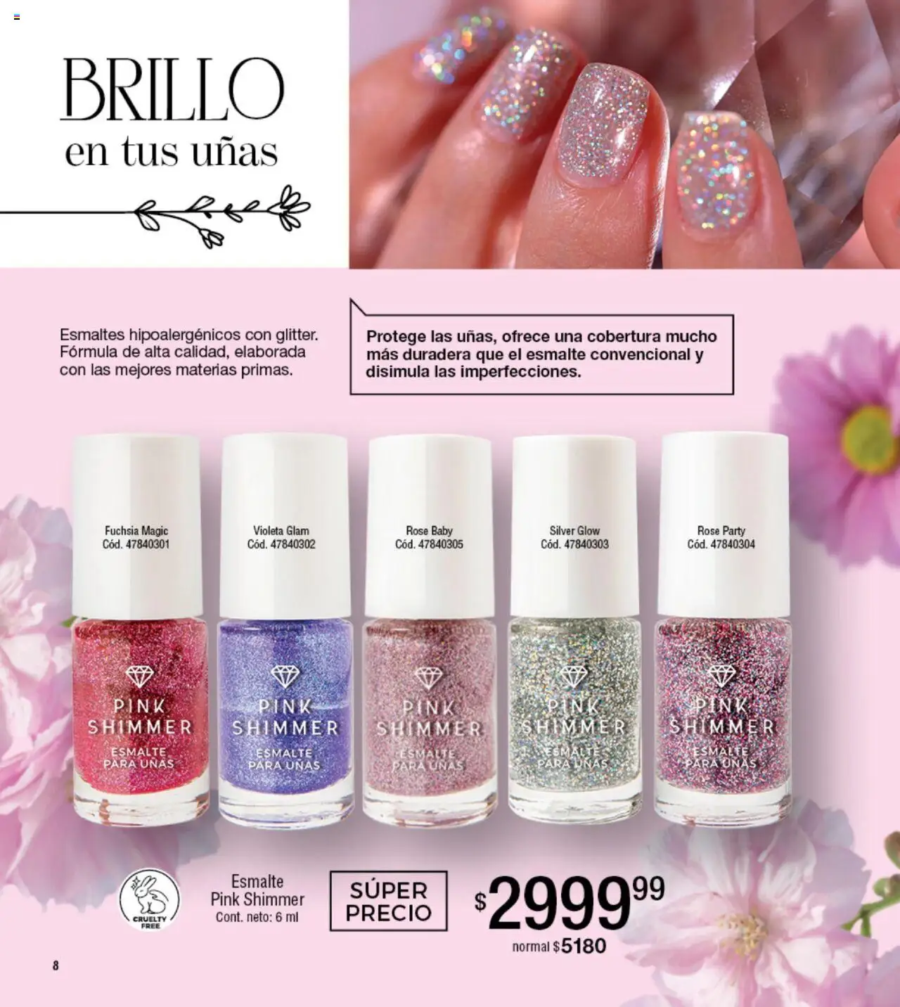 Millanel catálogo │ válido desde el 18.08.2025 | Página: 8 | Productos: Brillo