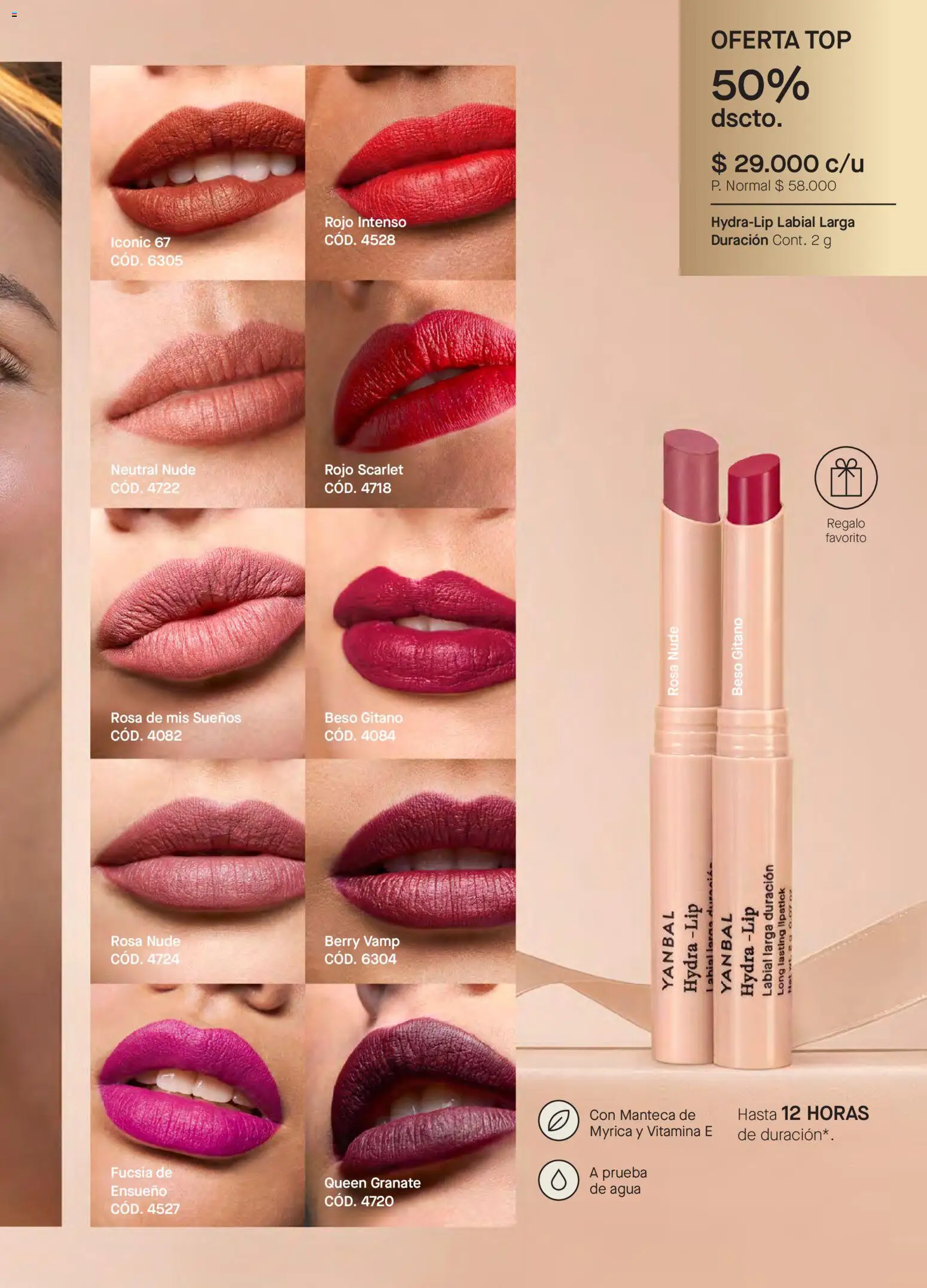 Yanbal revista - valida desde el 08.11.2025 | Página: 69 | Productos: Agua, Top, Manteca