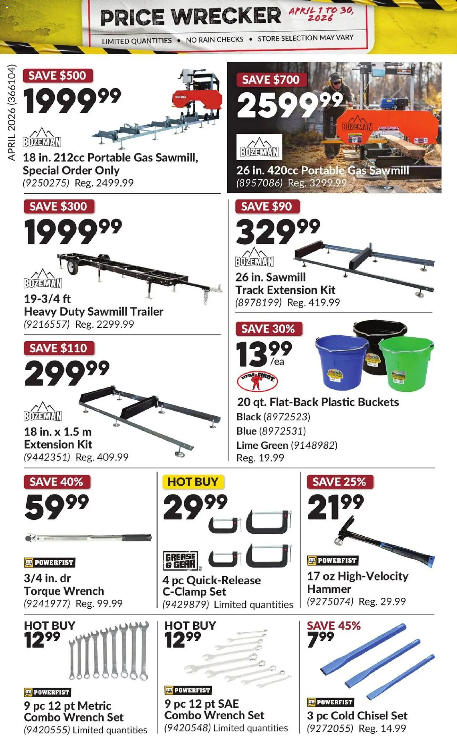 Princess Auto flyer valid from 01.04.2026 | Page: 26 | Products: PC