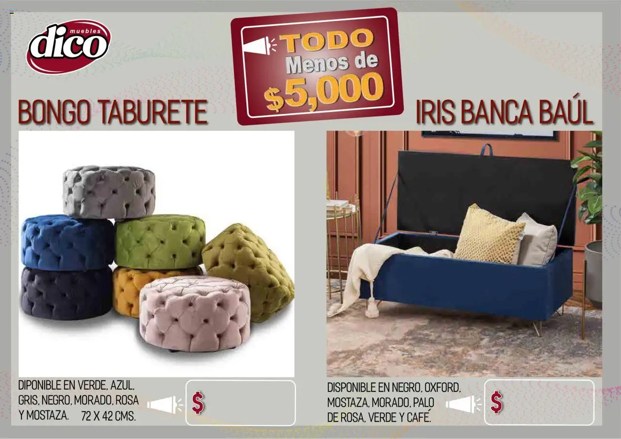 Nuevas ofertas de Muebles Dico válidas en toda la República Mexicana desde el 12.02.2025. ¡Encuentra las mejores ofertas en Muebles Dico catálogo Todo Menos! | Página: 53