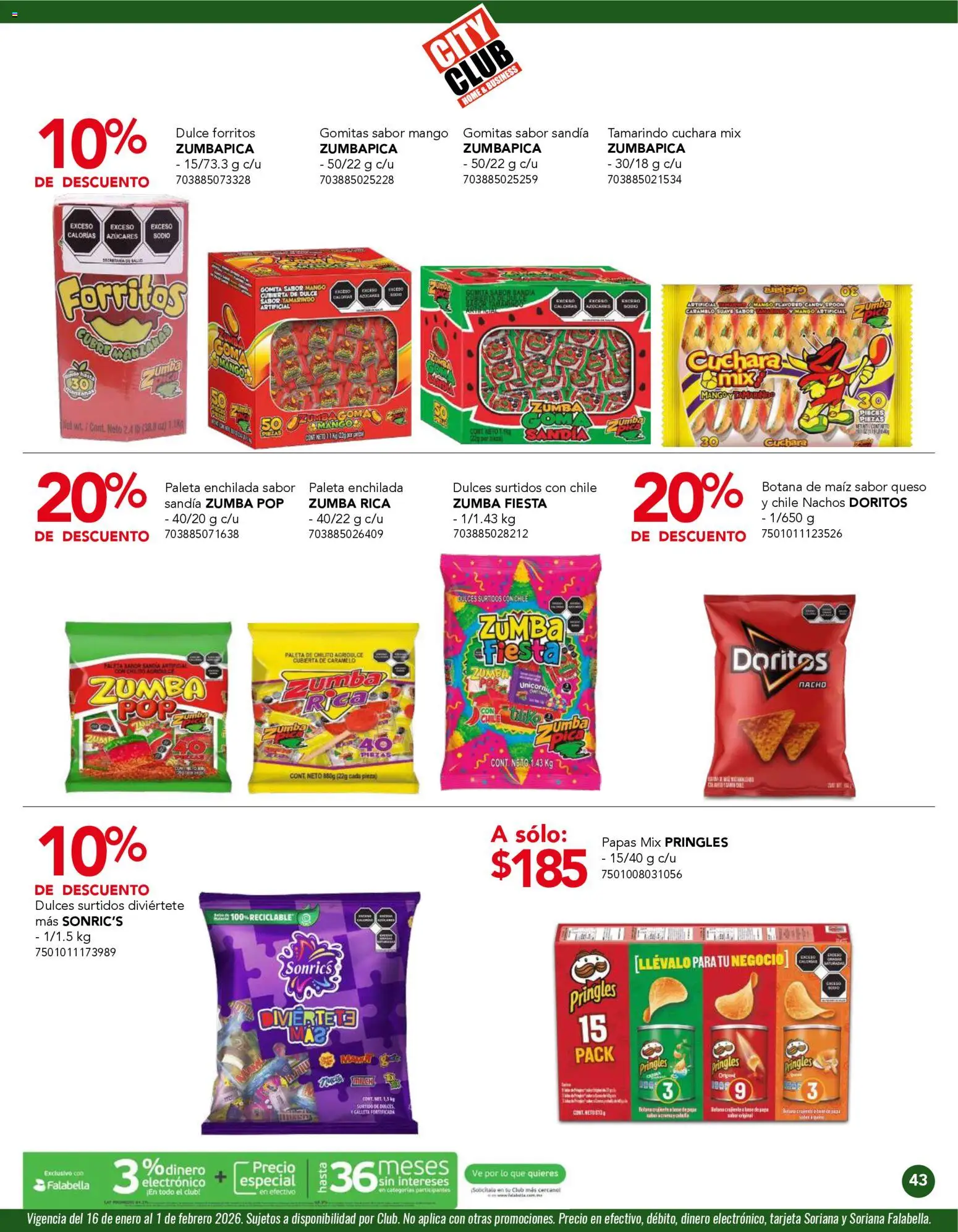 Nuevas ofertas de City Club válidas en toda la República Mexicana desde el 01.01.2026. ¡Encuentra las mejores ofertas en City Club catálogo! | Página: 43