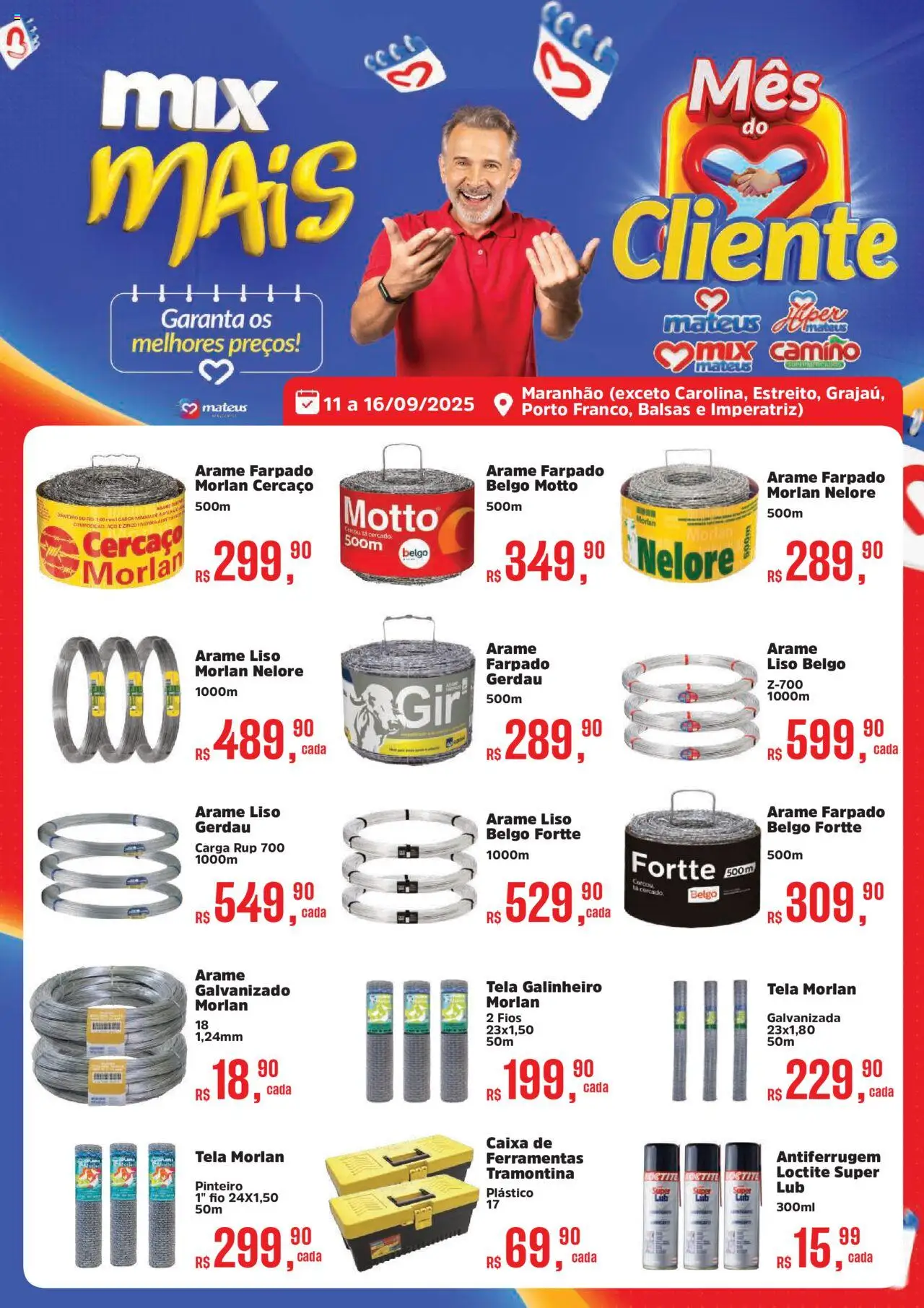 Mateus Folheto - válido de 11.09.2025 | Página: 1 | Produtos: Tela, Caixa