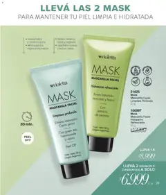 Vista previa Violetta - Violetta Cosméticos válido desde el 30.03.2026 | Página: 29 | Productos: Mascarilla, Pepinos