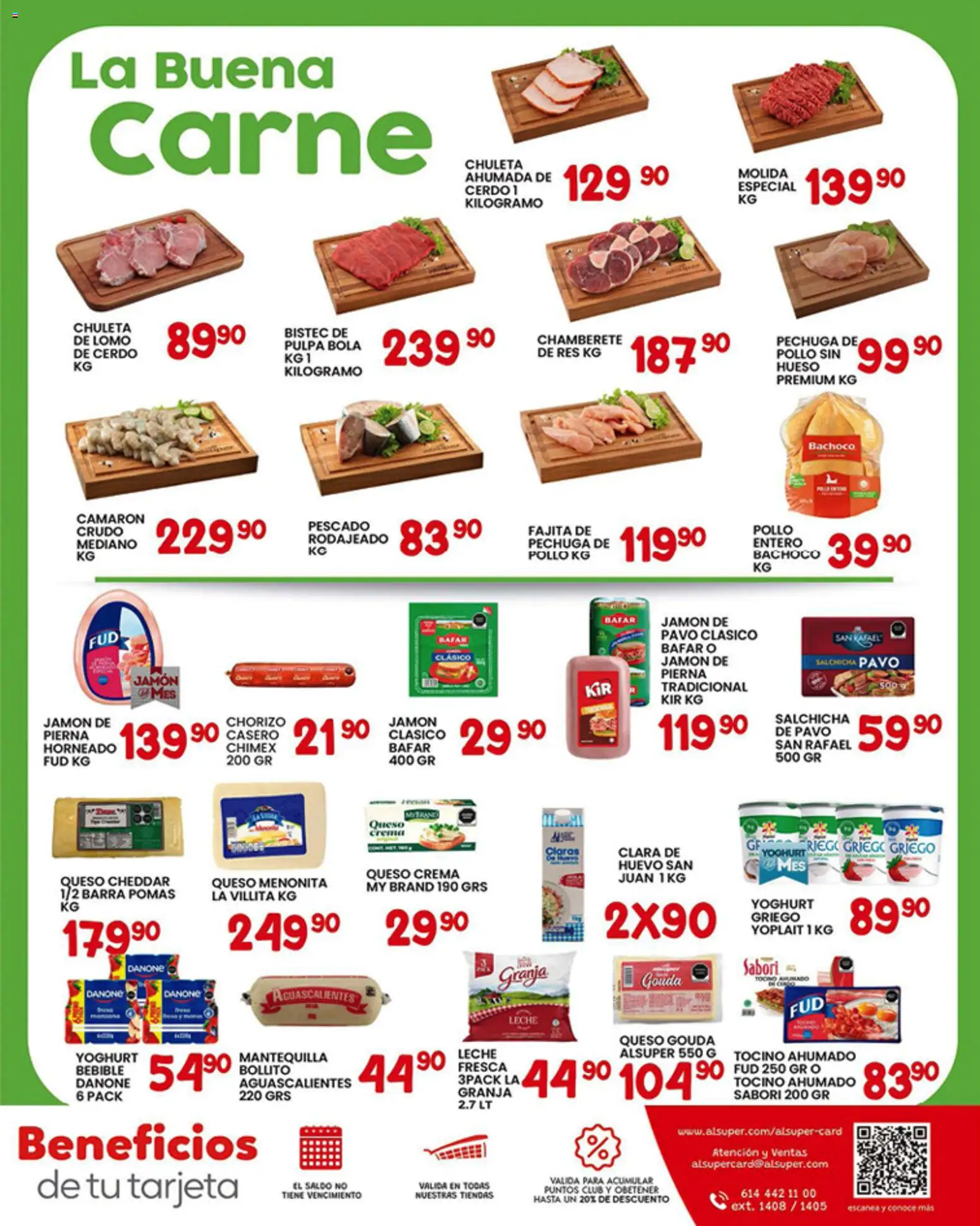 Nuevas ofertas de Alsuper válidas en toda la República Mexicana desde el 09.01.2026. ¡Encuentra las mejores ofertas en Alsuper folleto Zacatecas! | Página: 7 | Productos: Pollo, Salchicha, Huevo, Res