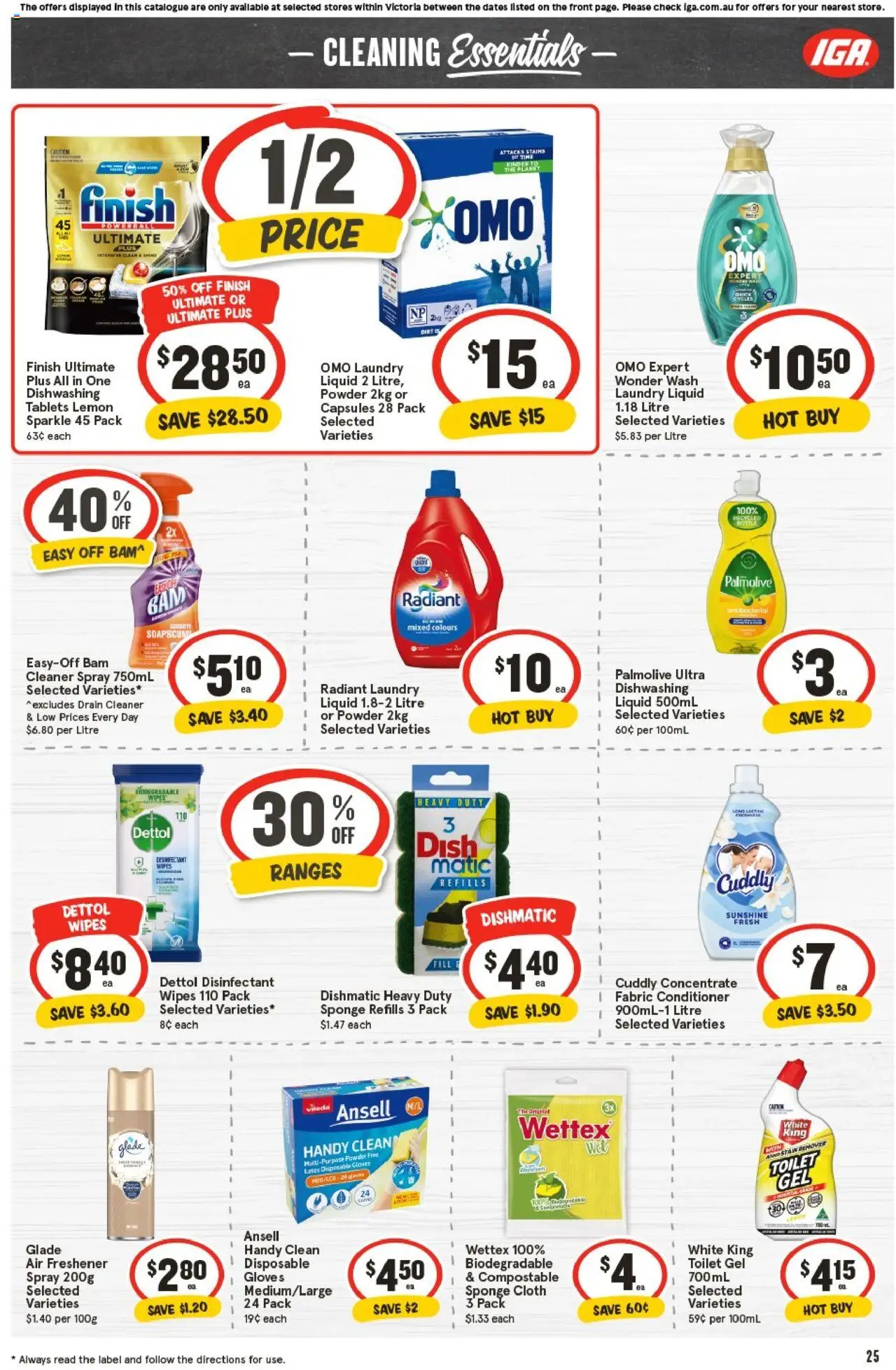 IGA catalogue - valid from 08.10.2025 | Page: 28 | Products: Butter, Pastry, Garlic, Pies