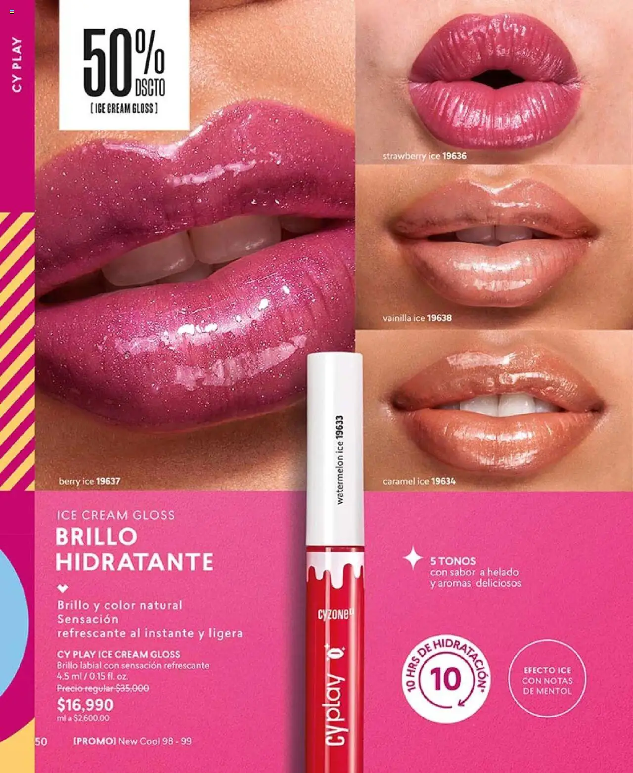 CyZone revista - valida desde el 05.05.2025 | Página: 50 | Productos: Helado, Brillo