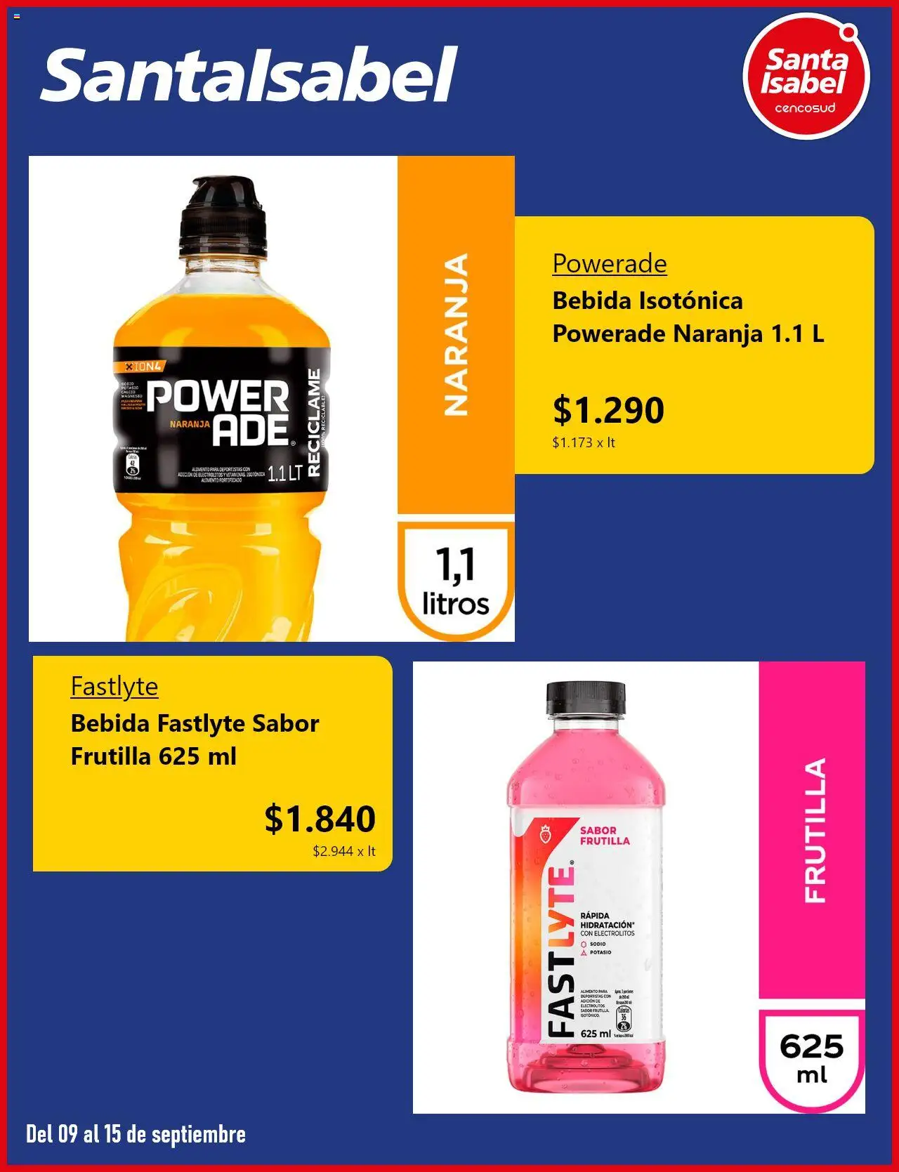 Santa Isabel ofertas  │ válido desde el 09.09.2025 | Página: 5 | Productos: Vitaminas, Frutilla