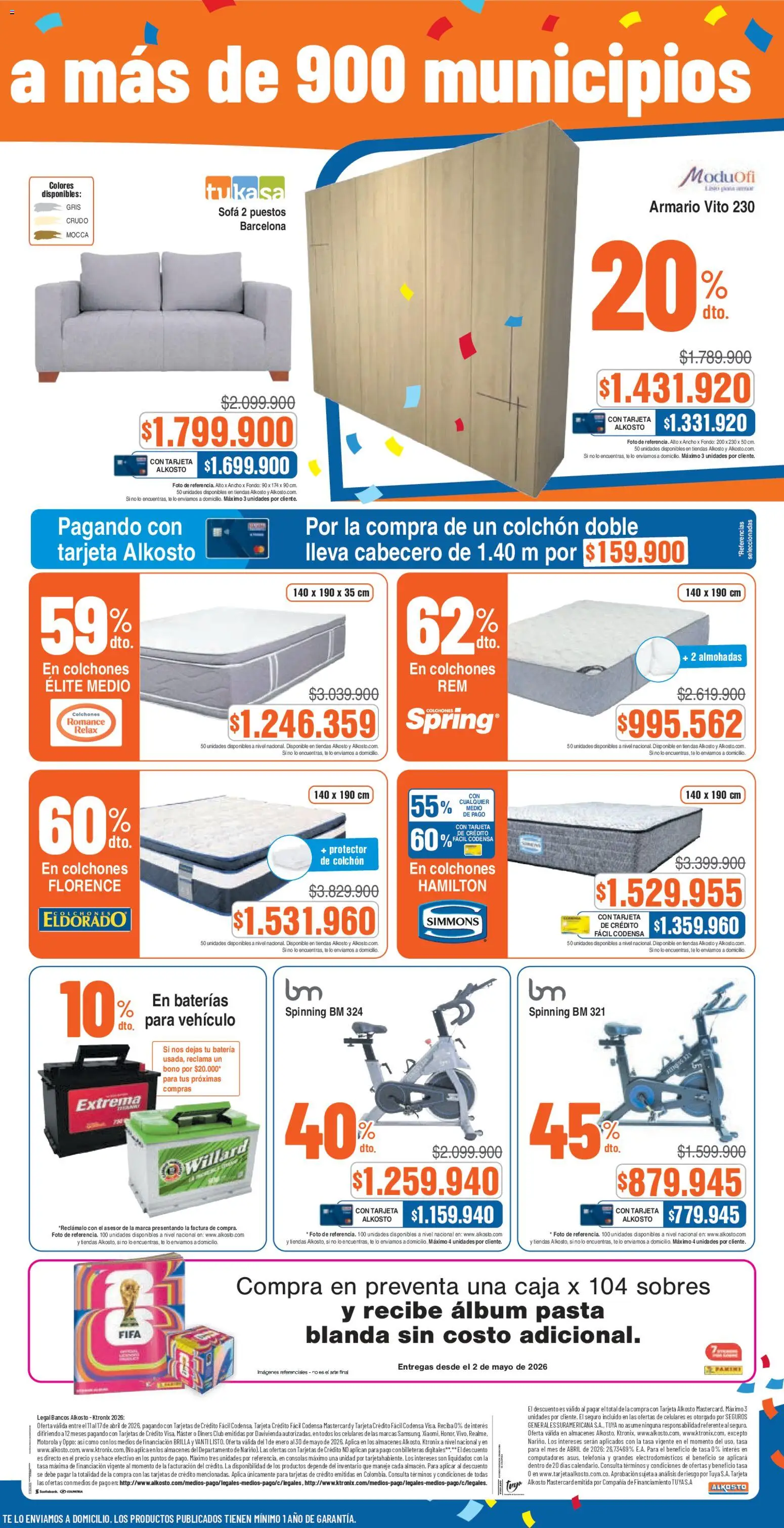 Ktronix revista - valida desde el 11.04.2026 | Página: 7 | Productos: Pasta, Colchón, Sofá, Caja