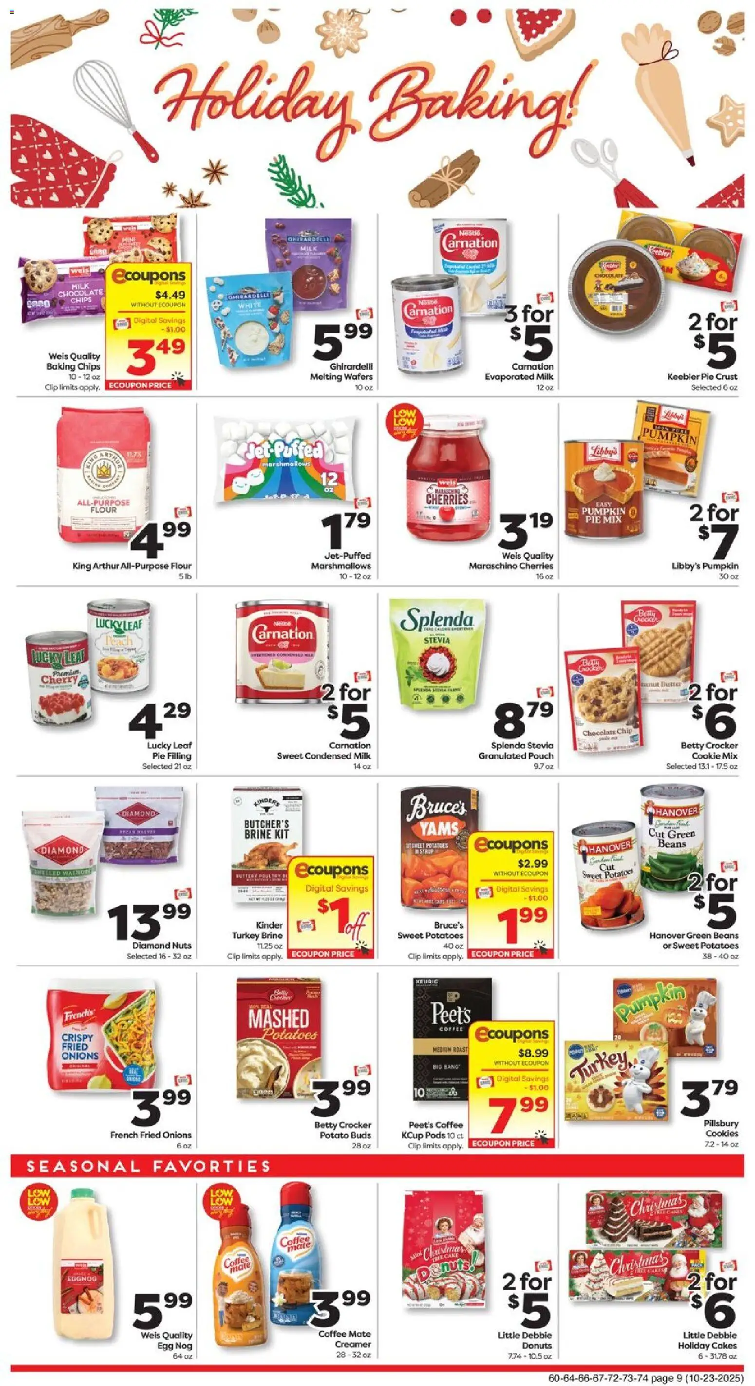 Weis Monthly Ad - valid from 23.10.2025 | Page: 13 | Products: Clip, Chocolate, Chips, Chocolate Chip