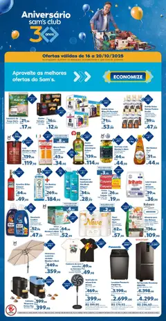 Sam's Club - Ofertas da semana - Pré-Visualização do folheto da loja Sam's Club, válido de 16.10.2025