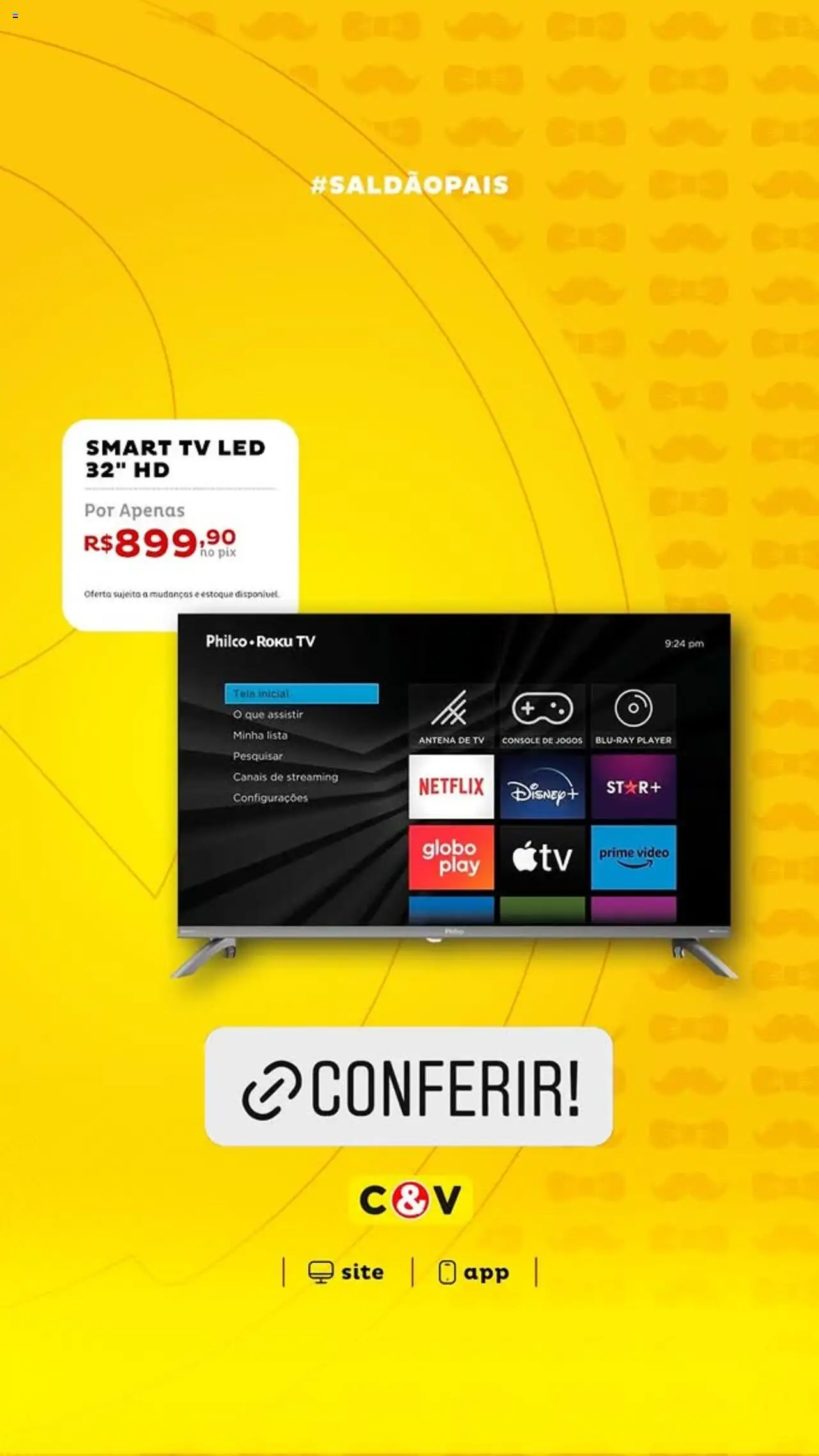 Casa e Video Folheto - válido de 13.08.2025 | Página: 4 | Produtos: smart TV, Antena, Tela, Tv