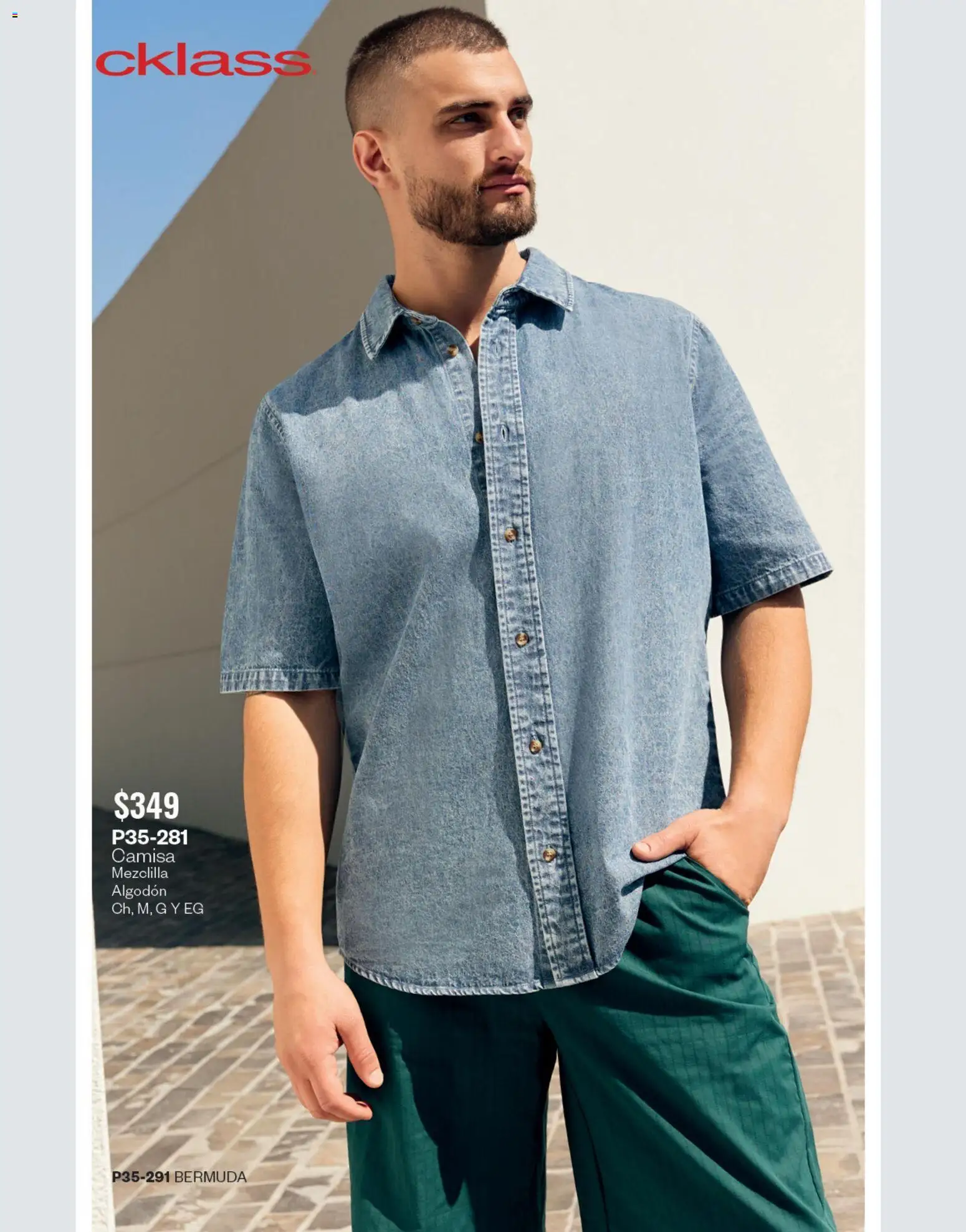 Nuevas ofertas de Cklass válidas en toda la República Mexicana desde el 05.03.2026. ¡Encuentra las mejores ofertas en Cklass catálogo Complemento Verano Calzado! | Página: 446 | Productos: Camisa, Algodón, Bermuda