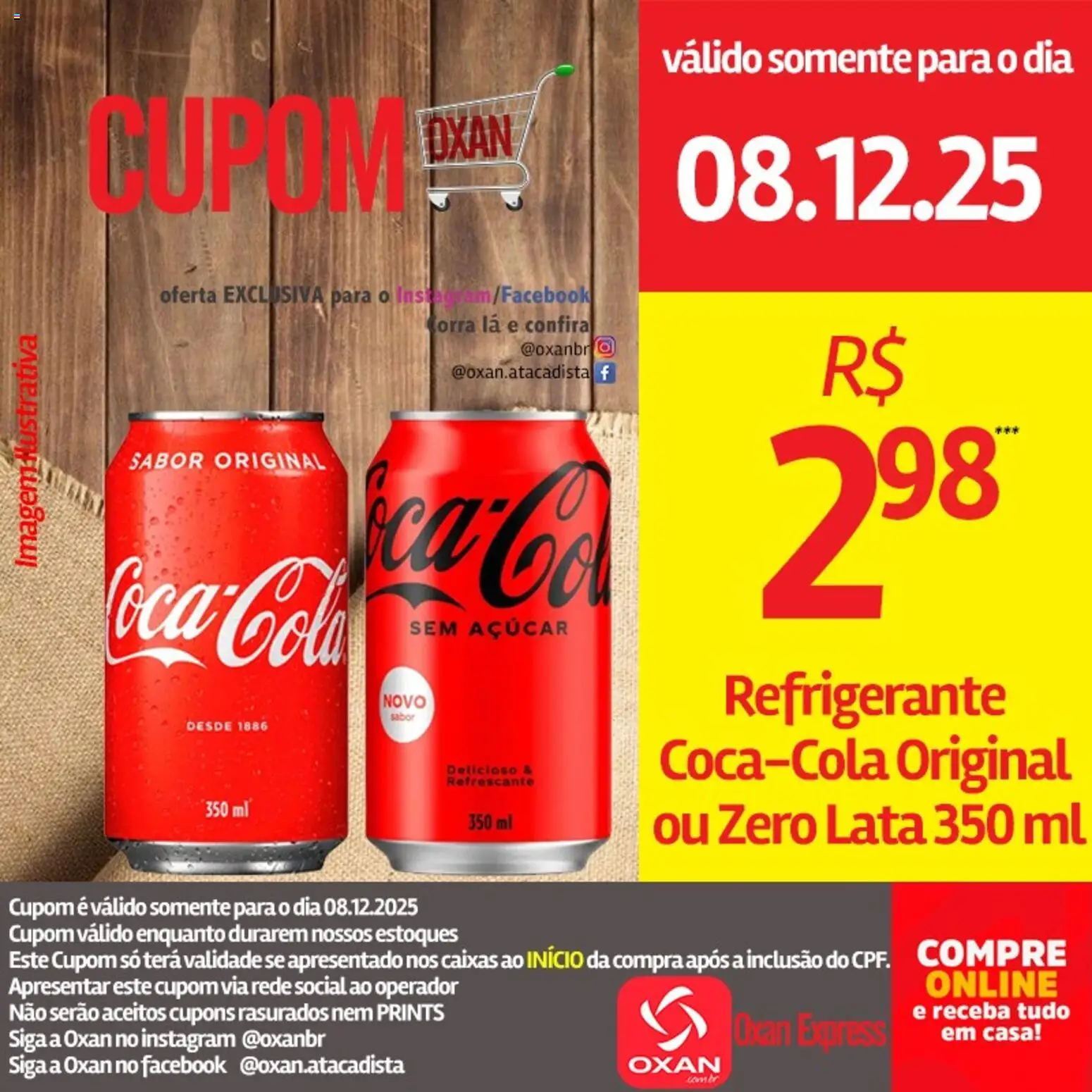 Oxan Atacadista Folheto - válido de 08.12.2025 | Página: 17 | Produtos: Açúcar, Refrigerante