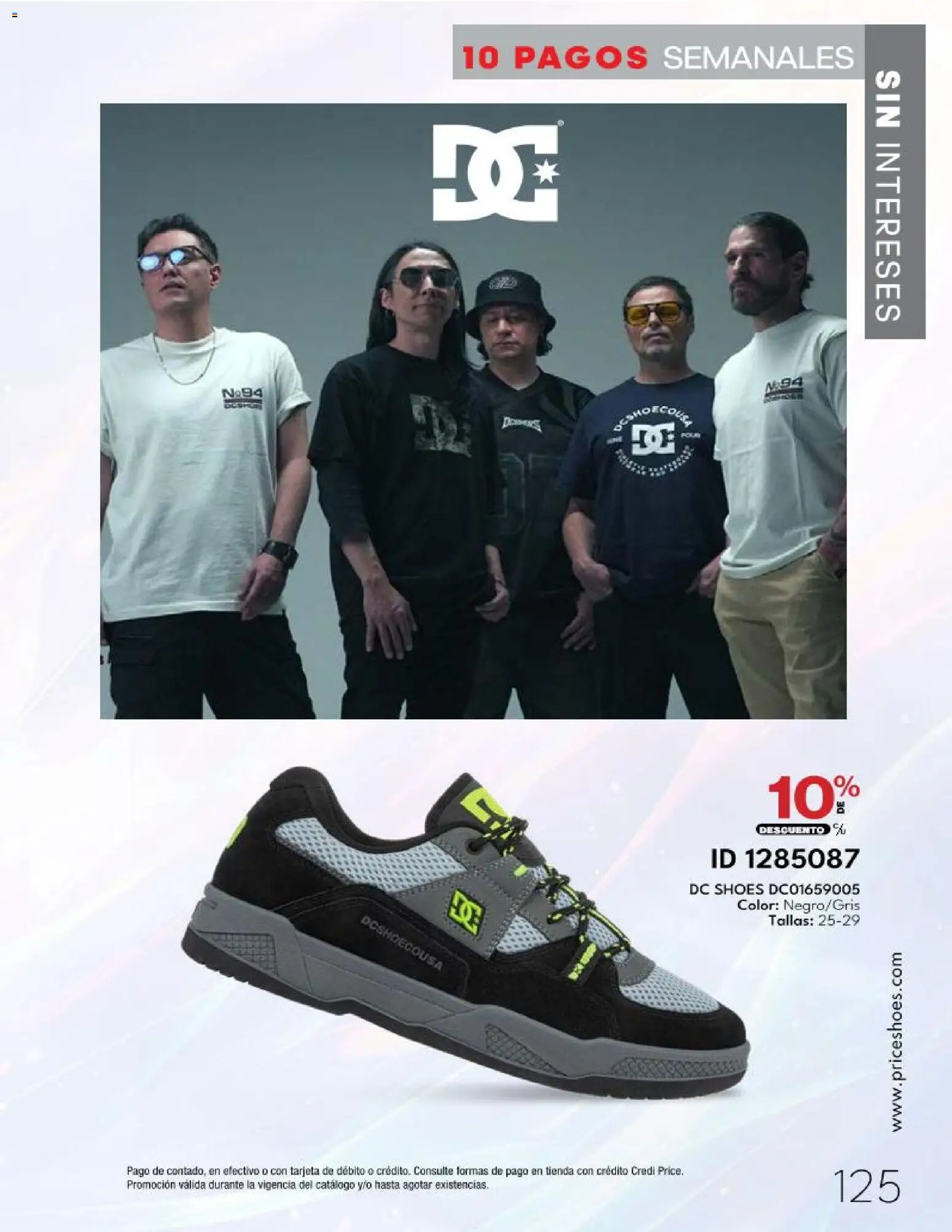 Nuevas ofertas de Price Shoes válidas en toda la República Mexicana desde el 20.03.2026. ¡Encuentra las mejores ofertas en Price Shoes catálogo 10 Pagos Sin Intereses! | Página: 125