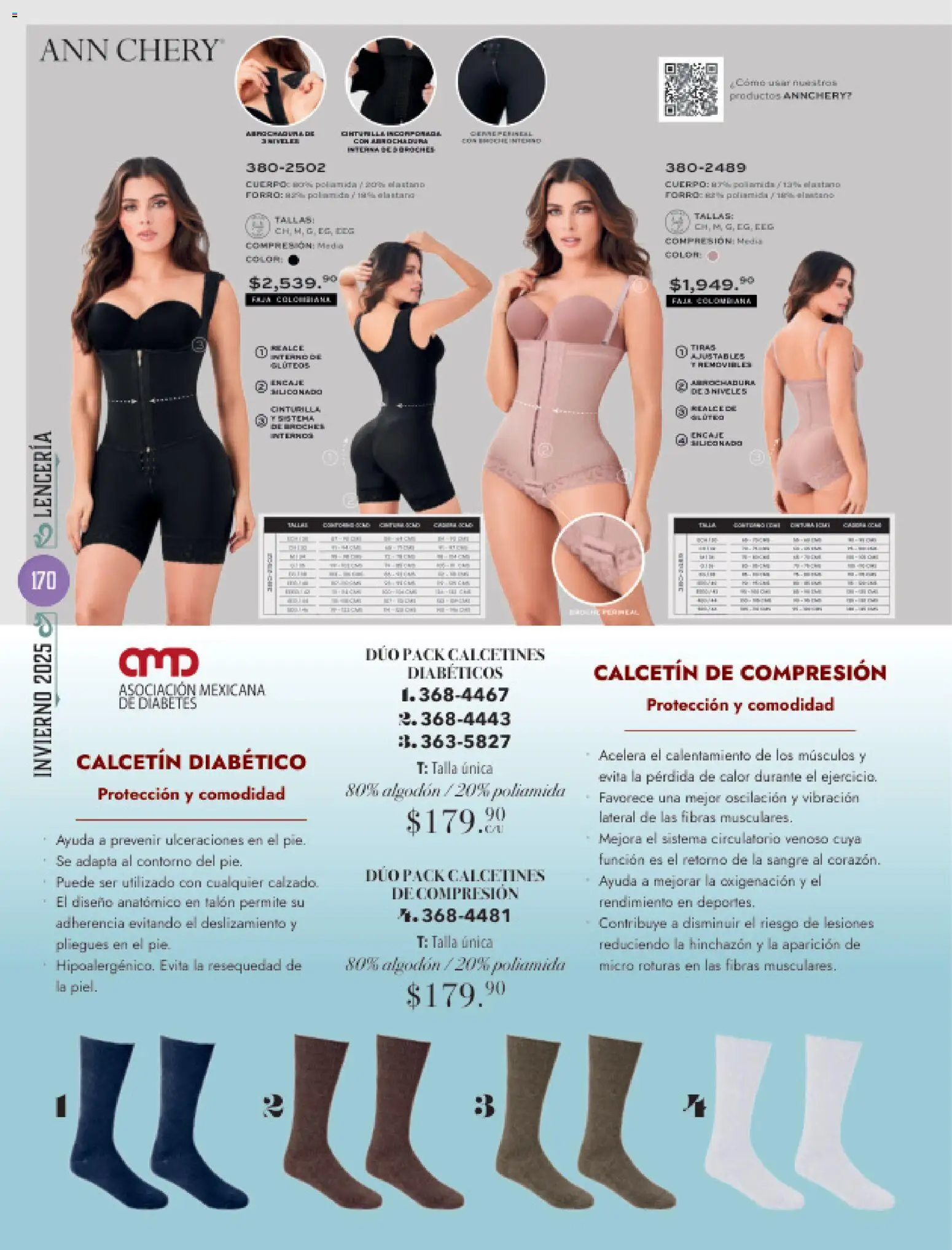 Nuevas ofertas de Andrea válidas en toda la República Mexicana desde el 26.11.2025. ¡Encuentra las mejores ofertas en Andrea catálogo Invierno! | Página: 170 | Productos: Contorno, Algodón, Lenceria