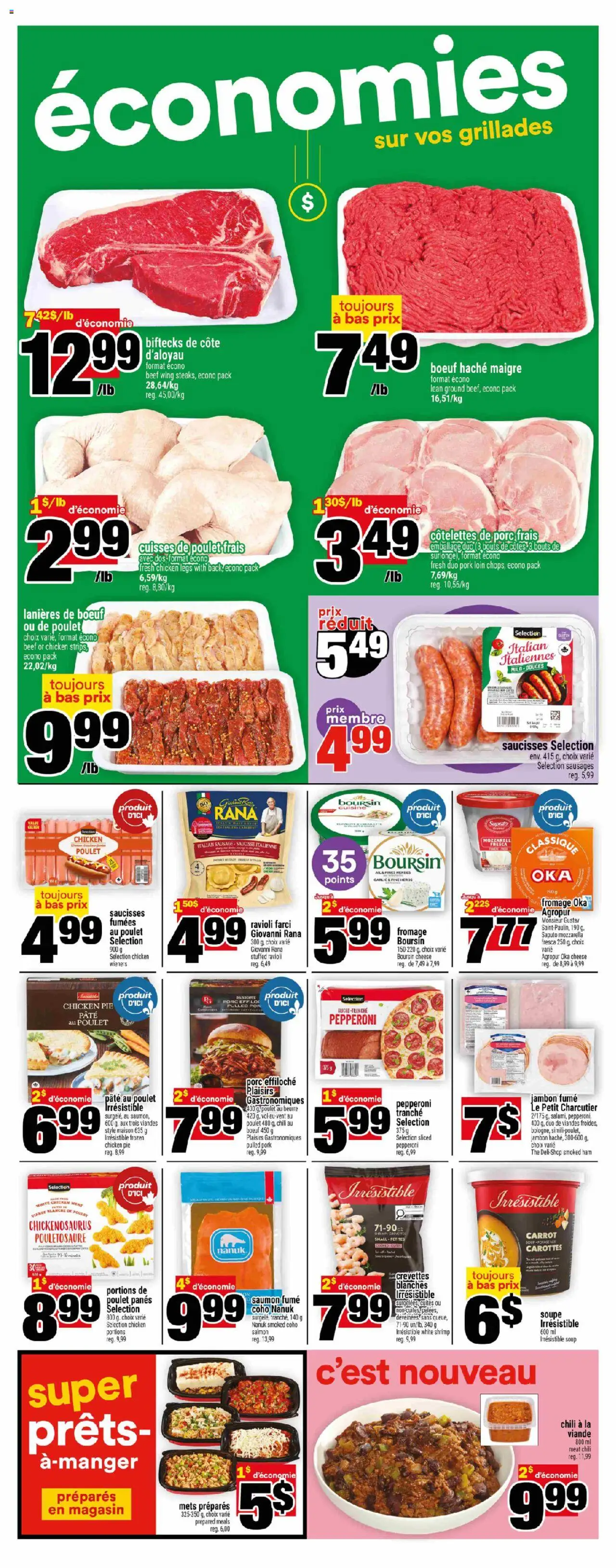 Super C flyer valid from 11.09.2025 | Page: 10 | Products: Beef, Carrot, Chicken, Pork