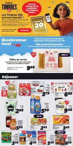 Preview of IGA weekly flyer / circulaire from shop IGA valid from 16.10.2025 | Page: 8 | Products: Butter, Coffee, Juice, Pork