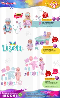 Vista previa de Del Sol y Woolworth - Catálogo Castillo Del Juguete, nuevo folleto de la tienda, válido en México a partir del 07.10.2025 | Página: 75 | Productos: Baño, Bata