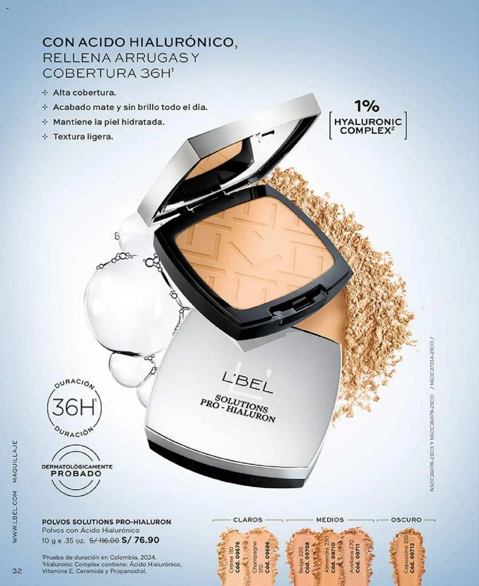 Catálogo L'Bel válido desde 18.12.2025 | Página: 32 | Productos: Maquillaje