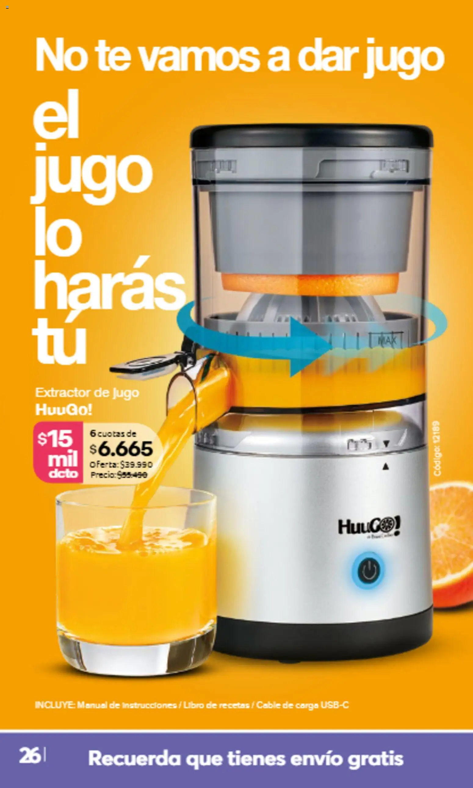 A3D ofertas  │ válido desde el 01.11.2025 | Página: 26 | Productos: Cable, Jugo, Té