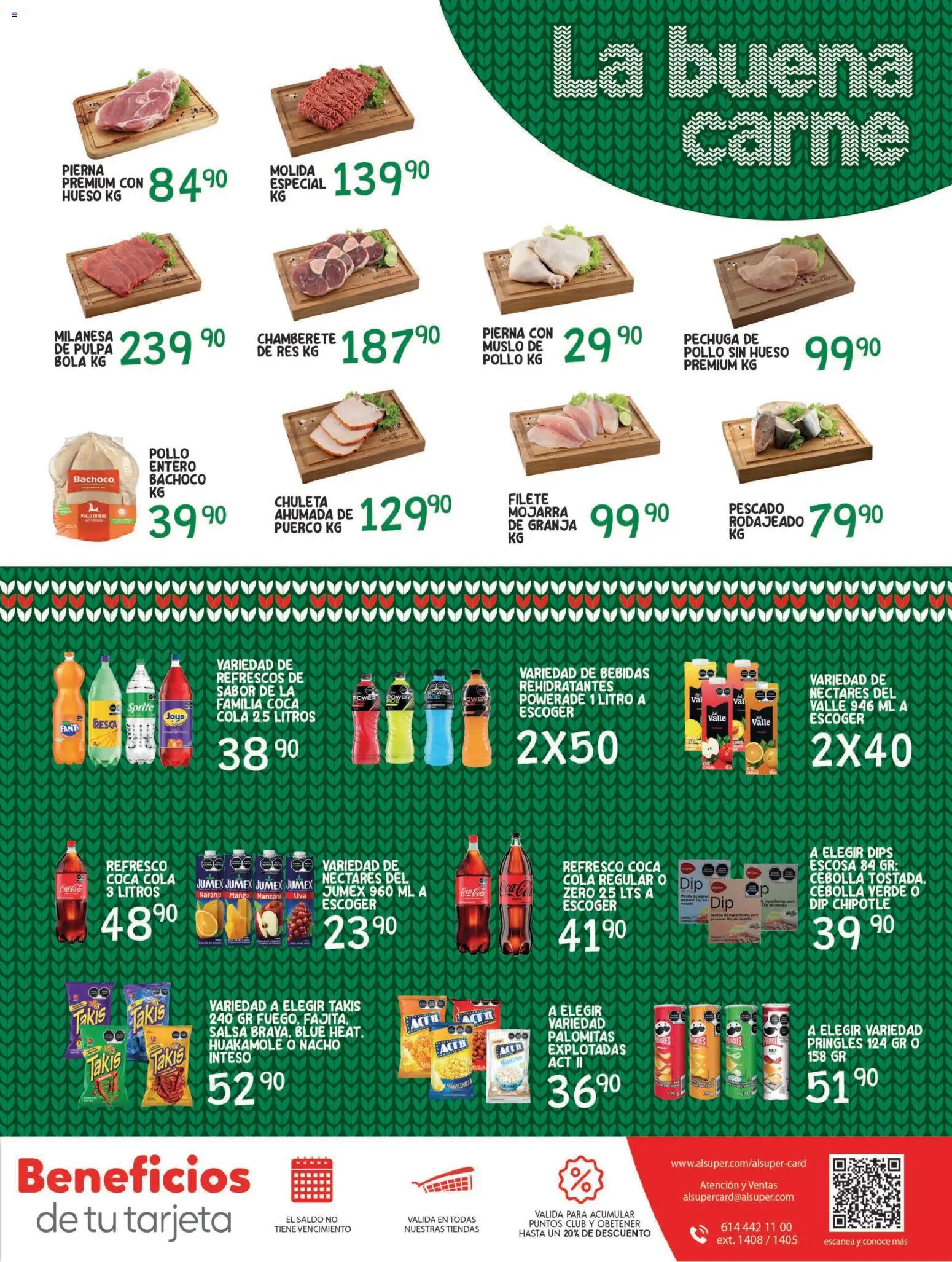 Nuevas ofertas de Alsuper válidas en toda la República Mexicana desde el 25.11.2025. ¡Encuentra las mejores ofertas en Alsuper folleto! | Página: 7 | Productos: Pollo, Cebolla, Milanesa, Res