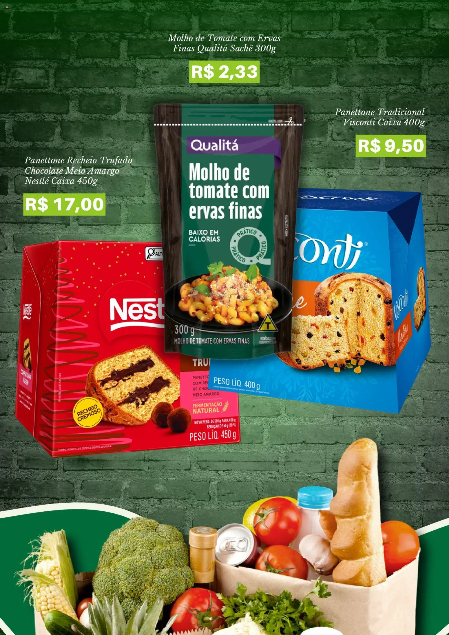 Pão de Açúcar Folheto - válido de 19.01.2026 | Página: 3 | Produtos: Molho de tomate, Panettone, Caixa, Baixo