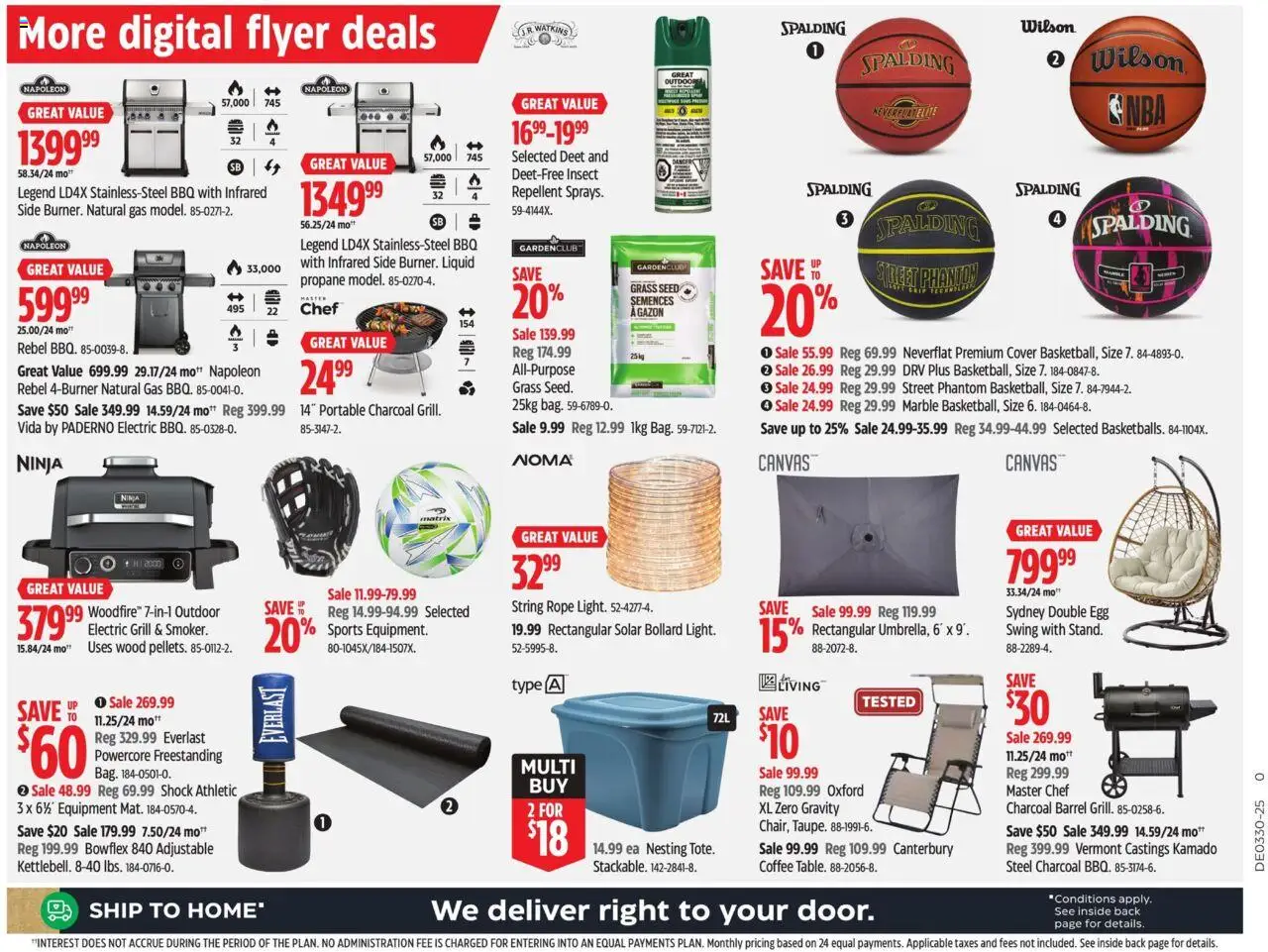 Canadian Tire flyer valid from 18.07.2025 | Page: 8 | Products: Grill, Coffee