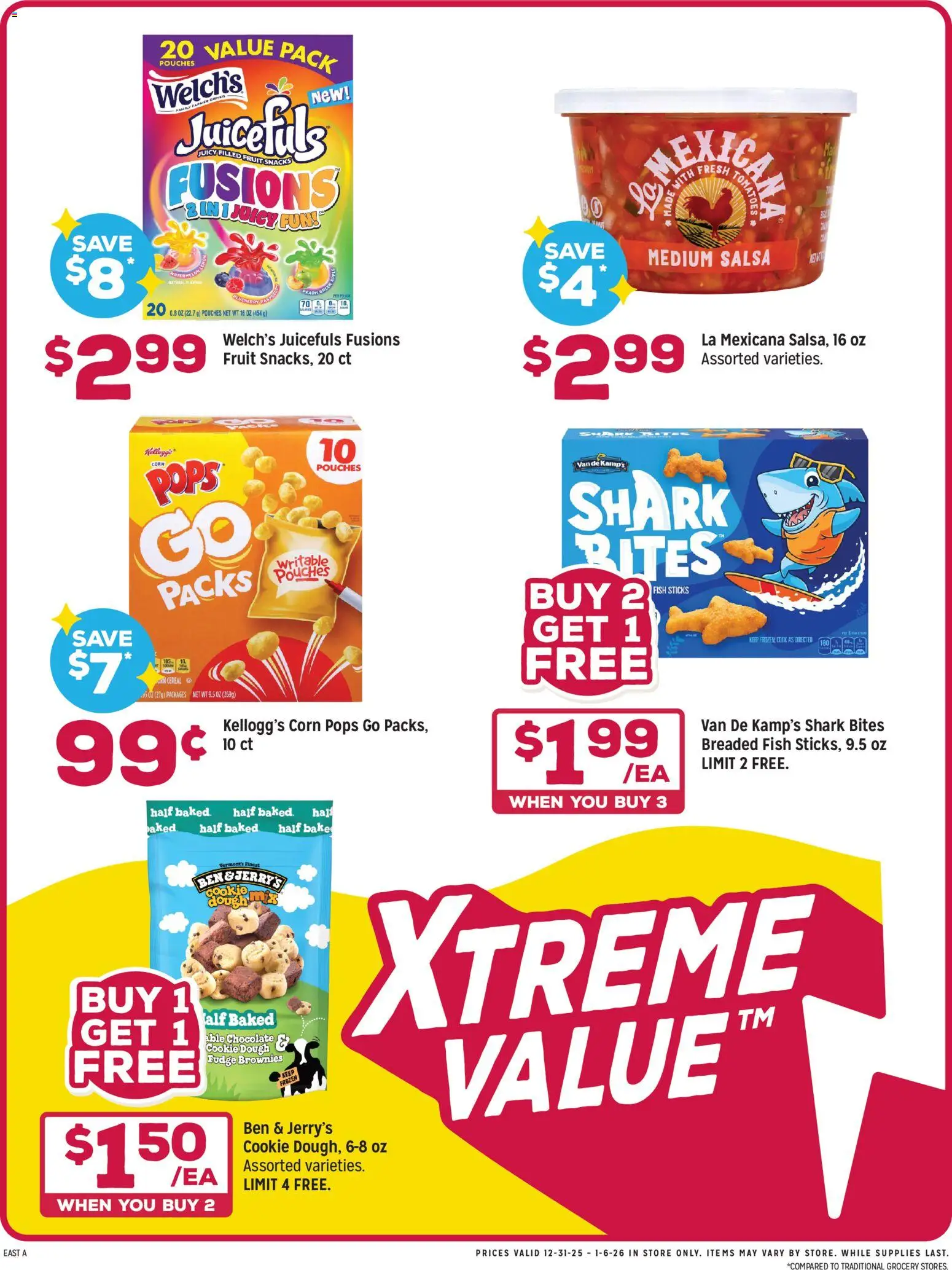 Grocery Outlet Weekly Ad - OH - valid from 31.12.2025 | Page: 2 | Products: Corn, Chocolate, Tomatoes, Peach