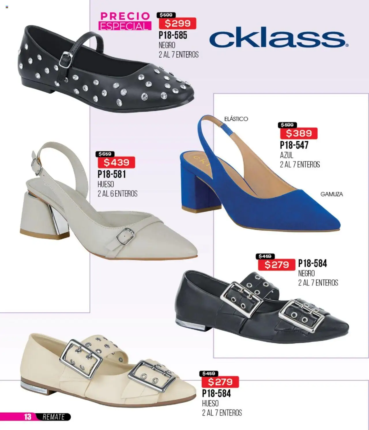 Nuevas ofertas de Cklass válidas en toda la República Mexicana desde el 13.08.2025. ¡Encuentra las mejores ofertas en Cklass - Catálogo Remate Total Ropa! | Página: 135 | Productos: Gamuza
