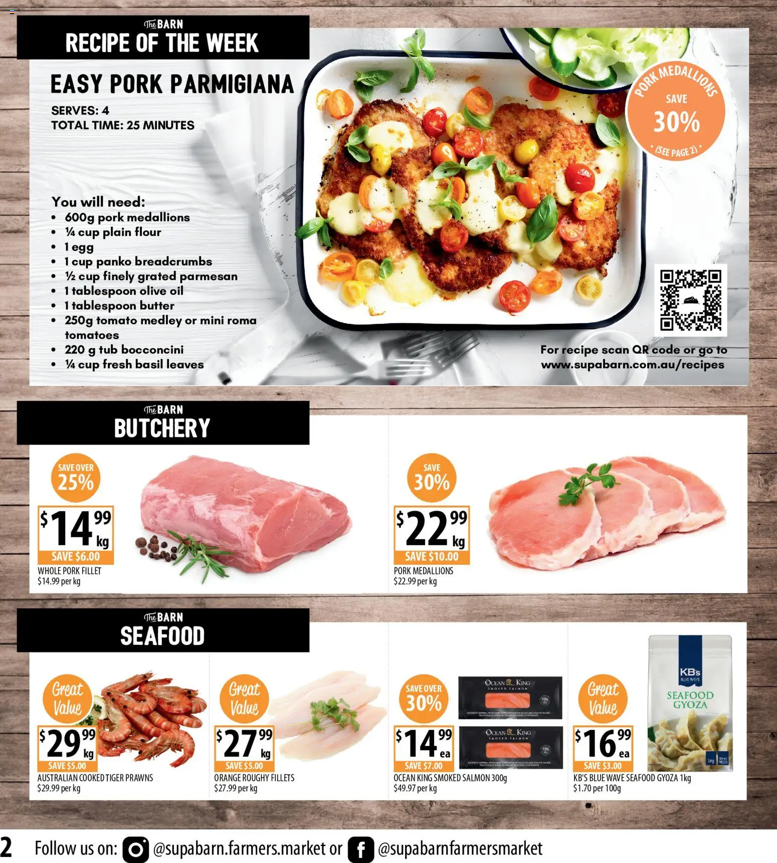 Supabarn catalogue - valid from 04.02.2026 | Page: 2 | Products: Flour, Oil, Prawns, Seafood