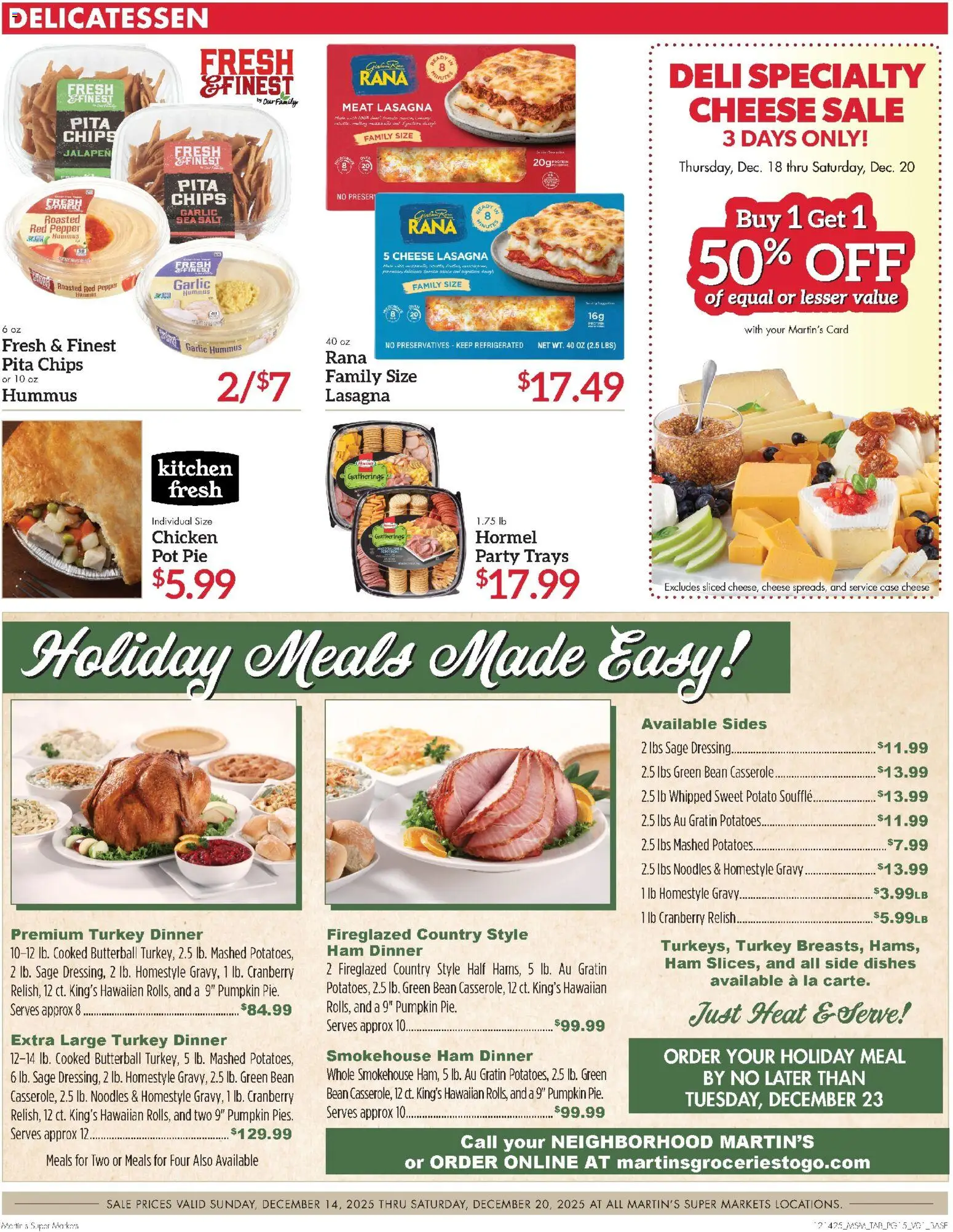 Martin’s Weekly Ad - valid from 14.12.2025 | Page: 15 | Products: Ham, Potatoes, Salt, Pepper