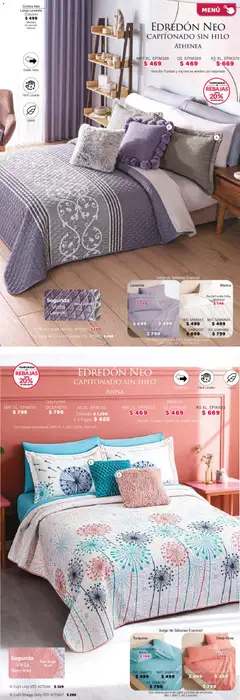 Vista previa de Colchas Concord catálogo, nuevo folleto de la tienda, válido en México a partir del 01.02.2026 | Página: 58 | Productos: Juego, Funda, Almohada, Sabanas