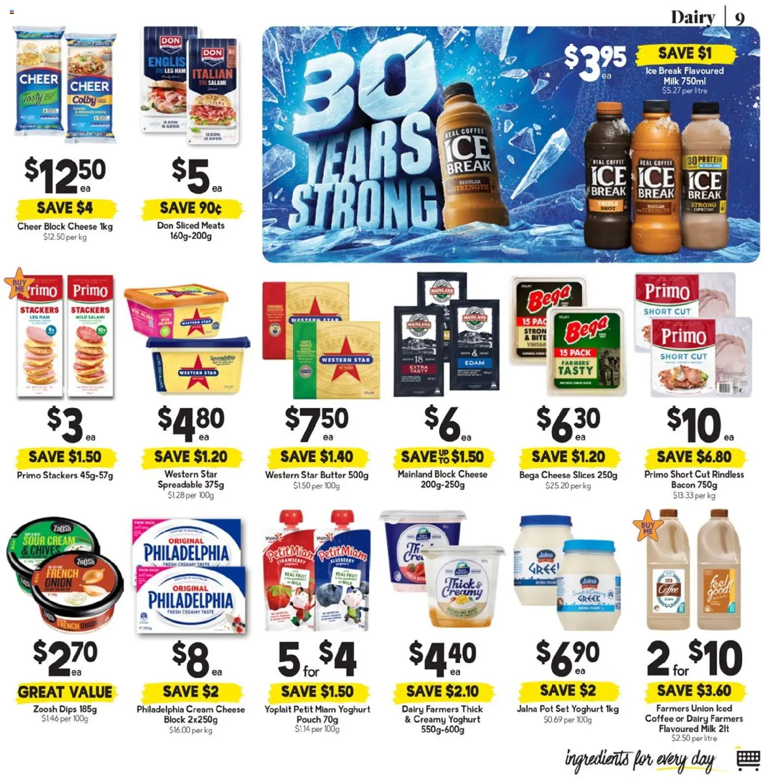 Drakes catalogue - valid from 21.01.2026 | Page: 9 | Products: Cheese, Coffee, Salami, Sour cream