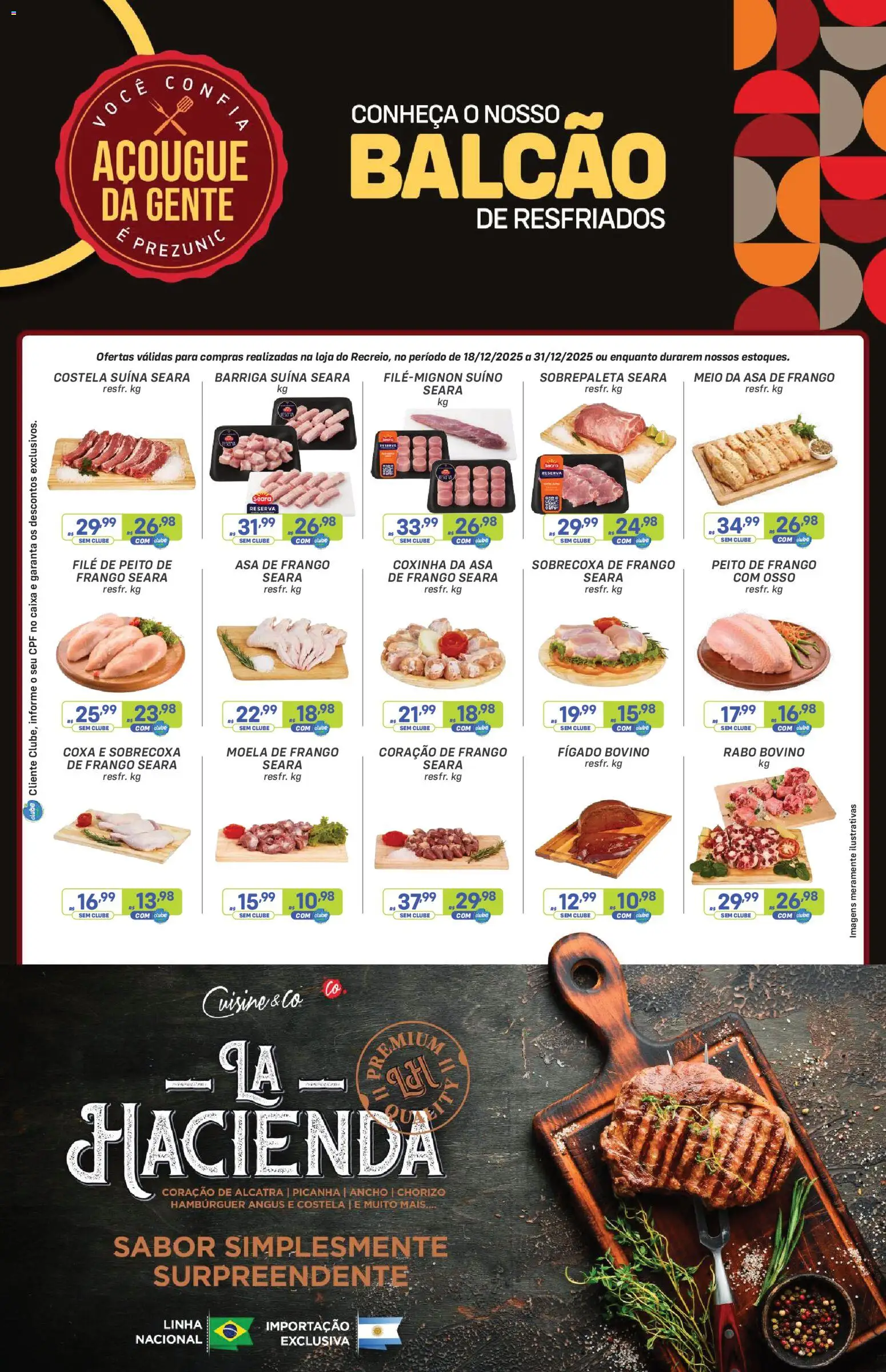 Prezunic Folheto - válido de 19.12.2025 | Página: 3 | Produtos: Asa de frango, Coração de frango, Frango, Peito de frango