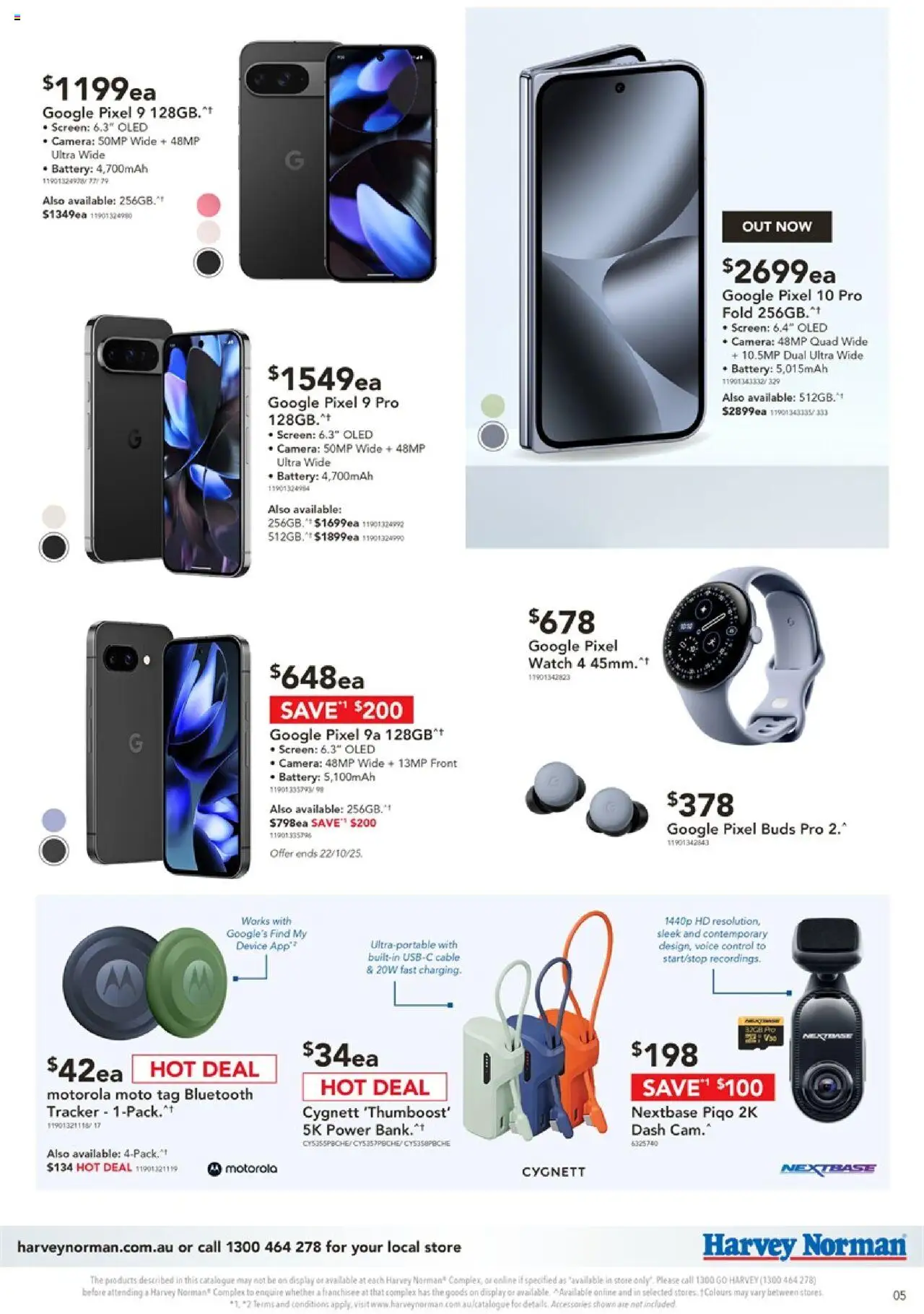 Harvey Norman catalogue - valid from 17.10.2025 | Page: 5 | Products: Battery, Accessories, Watch, Cable