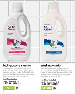 Preview of Nutrimetics Catalogue Winter Prep - valid from 26.04.2026 | Page: 20 | Products: Household, Laundry, Multipurpose, Sensitive skin