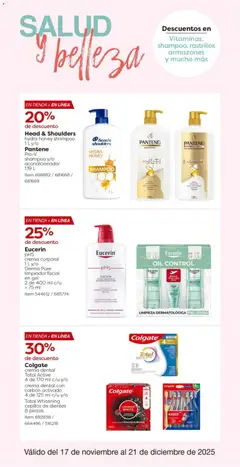 Vista previa de Pantene Pro-V shampoo y/o acondicionador, 1.19 L, nuevo folleto de la tienda, válido en México a partir del 17.11.2025 | Página: 31