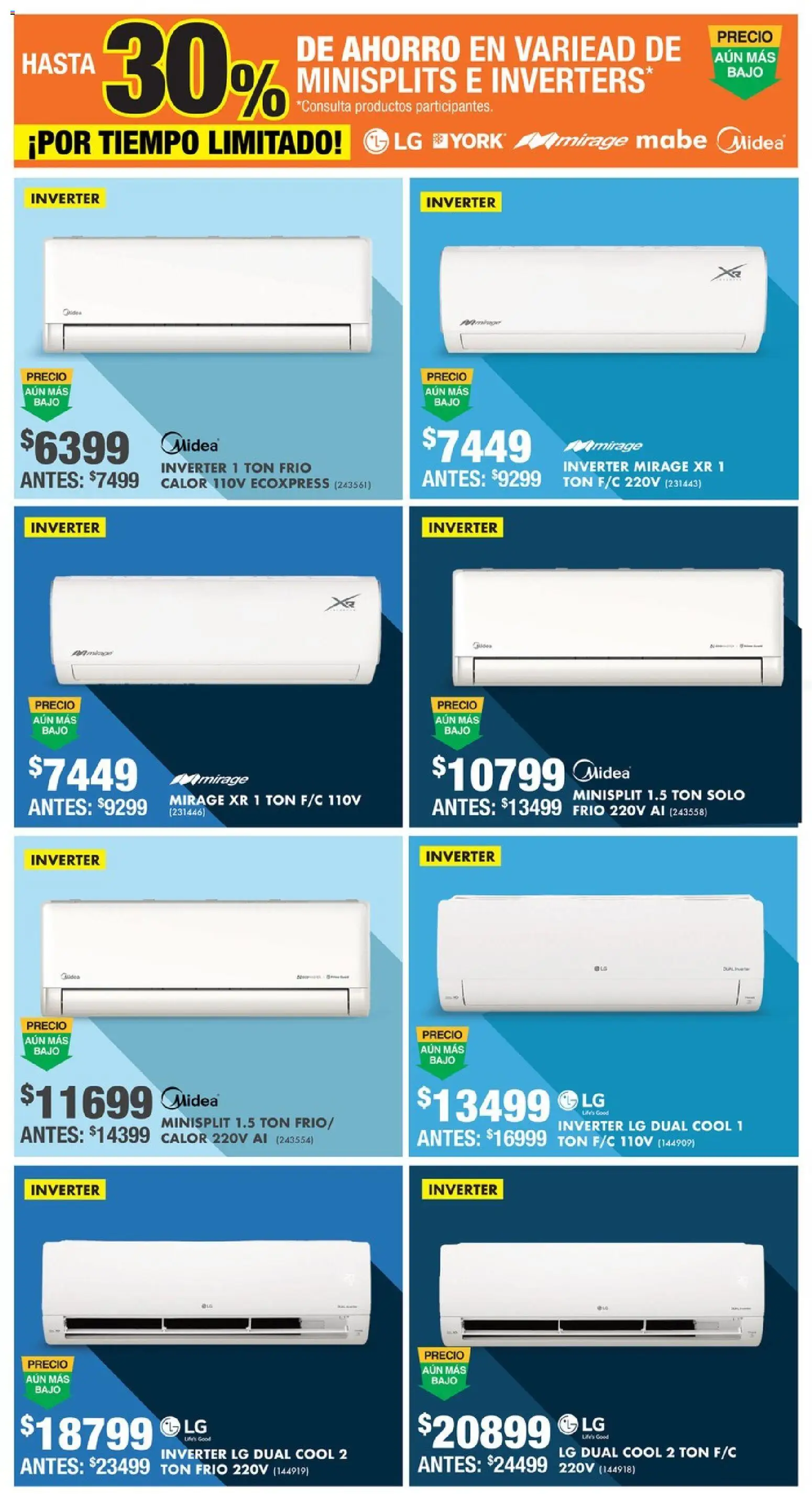 Nuevas ofertas de Home Depot válidas en toda la República Mexicana desde el 16.04.2026. ¡Encuentra las mejores ofertas en Home Depot catálogo! | Página: 2