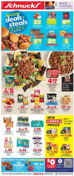 Preview of Schnucks weekly ads valid from 20.08.2025