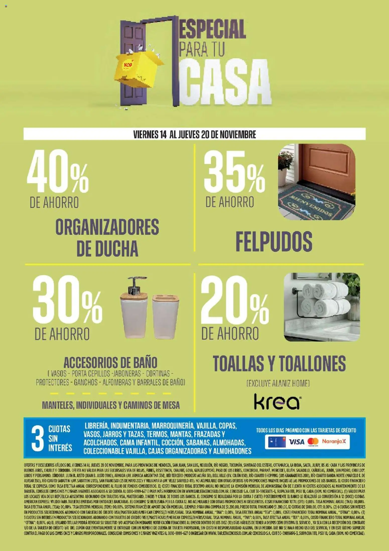 Vea - Ofertas especial para tu casa │ válido desde el 14.11.2025 | Página: 11 | Productos: Banco, Toallas, Cortinas, Baño