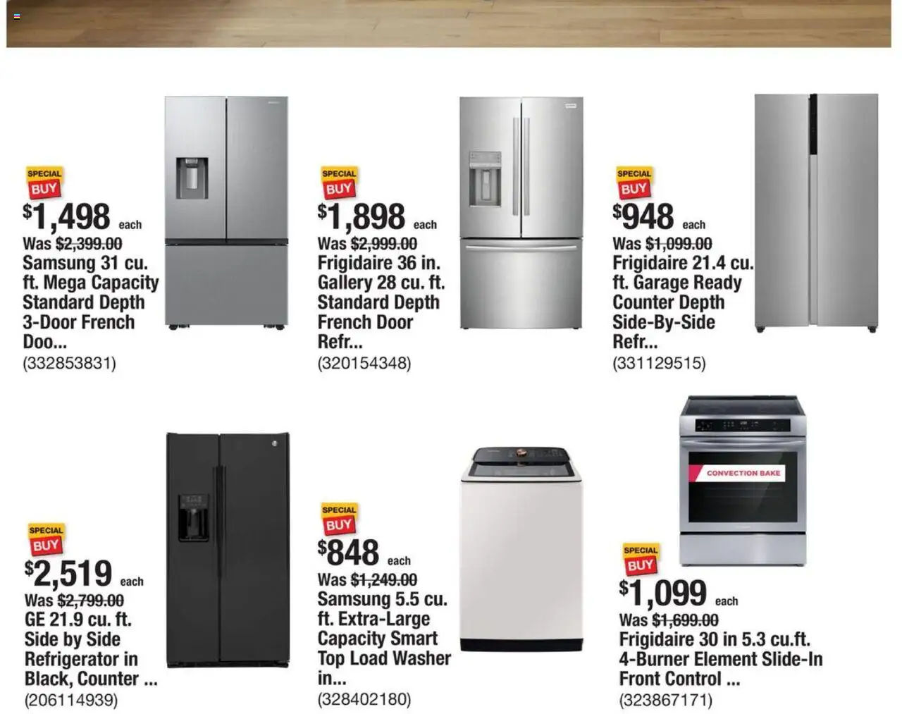 Home Depot Weekly Ad - valid from 09.10.2025 | Page: 4 | Products: Washer, Refrigerator