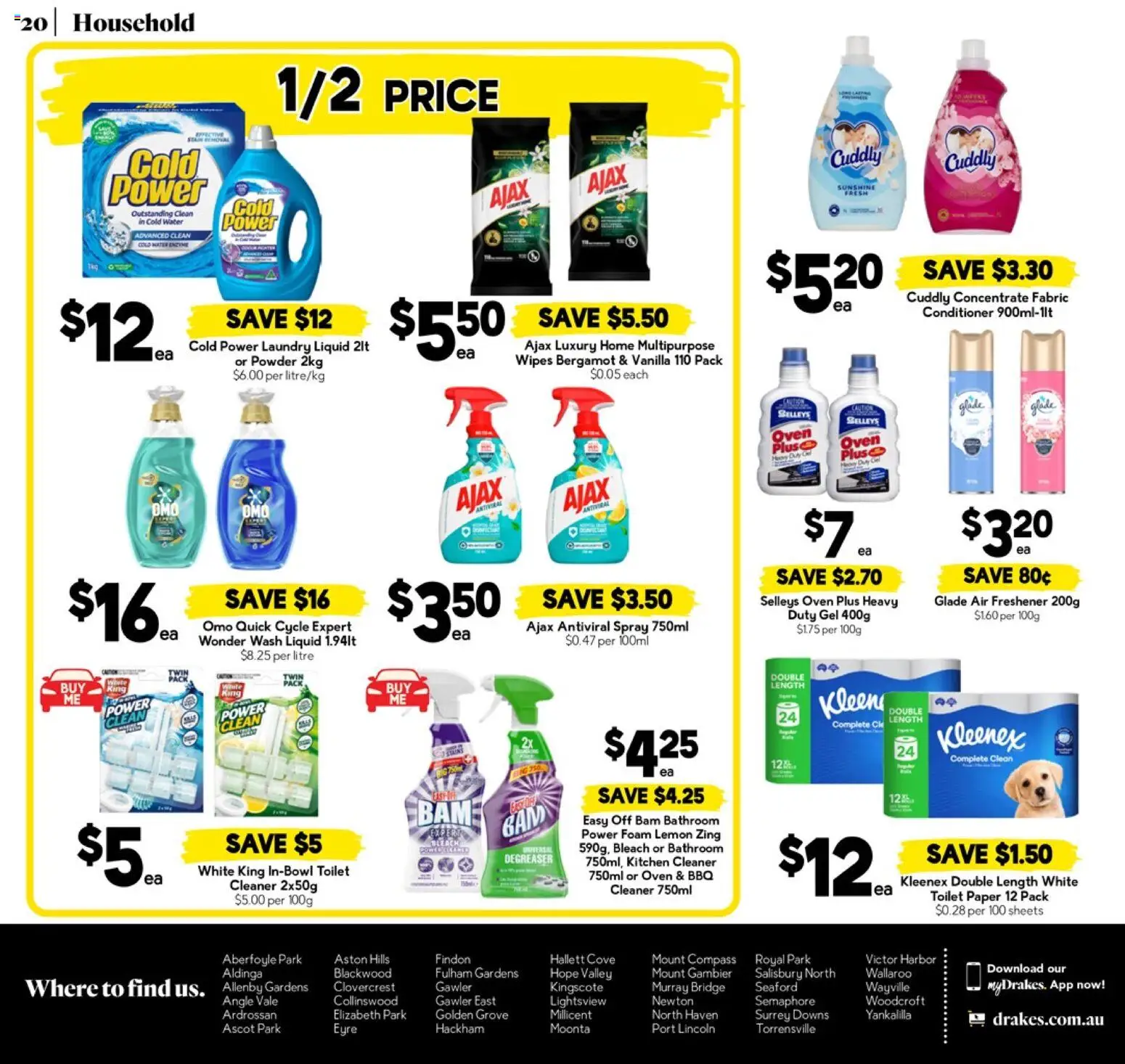 Drakes catalogue - valid from 15.04.2026 | Page: 20 | Products: Toilet, Cleaner, Water, Oven