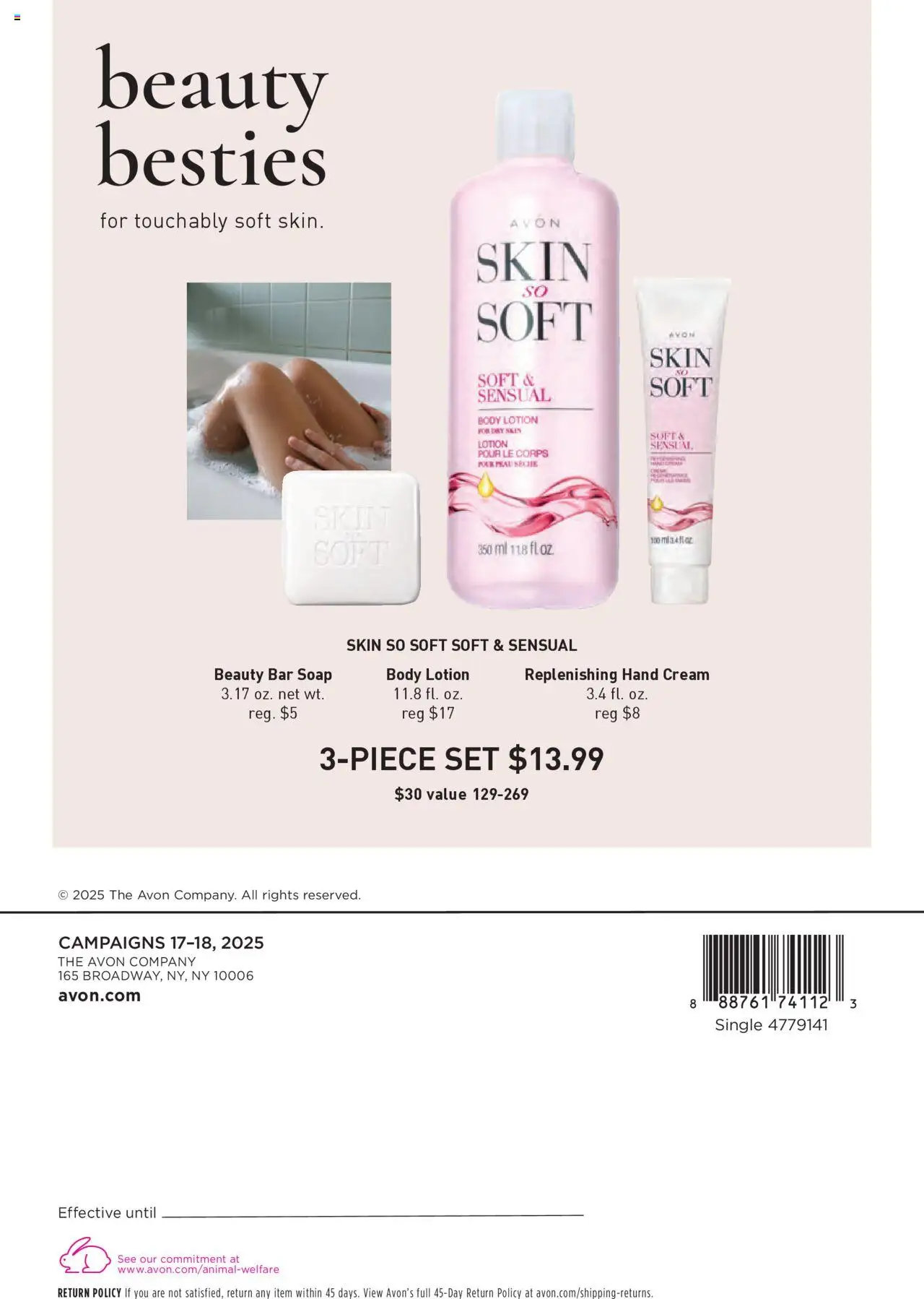 Avon Good Buys Flyer - valid from 13.08.2025 | Page: 24 | Products: Hand cream, Soap, Skin Lotion, Cream