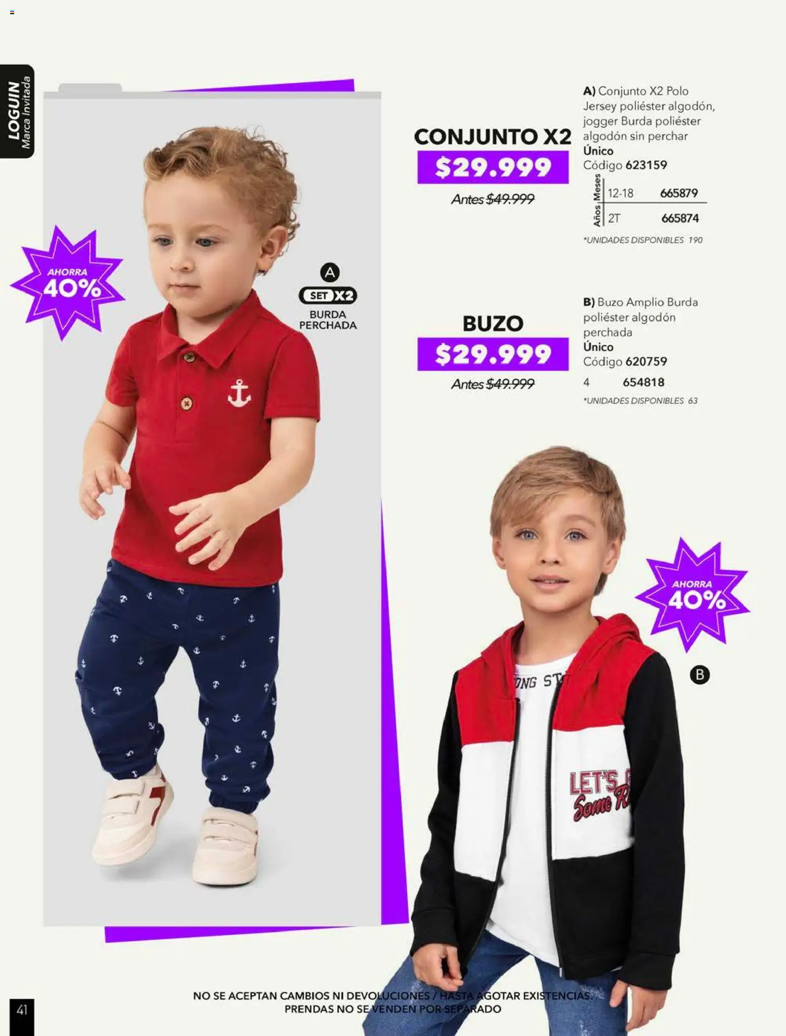 Pacifika revista - valida desde el 01.08.2026 | Página: 238 | Productos: Algodón, Buzo, Conjunto