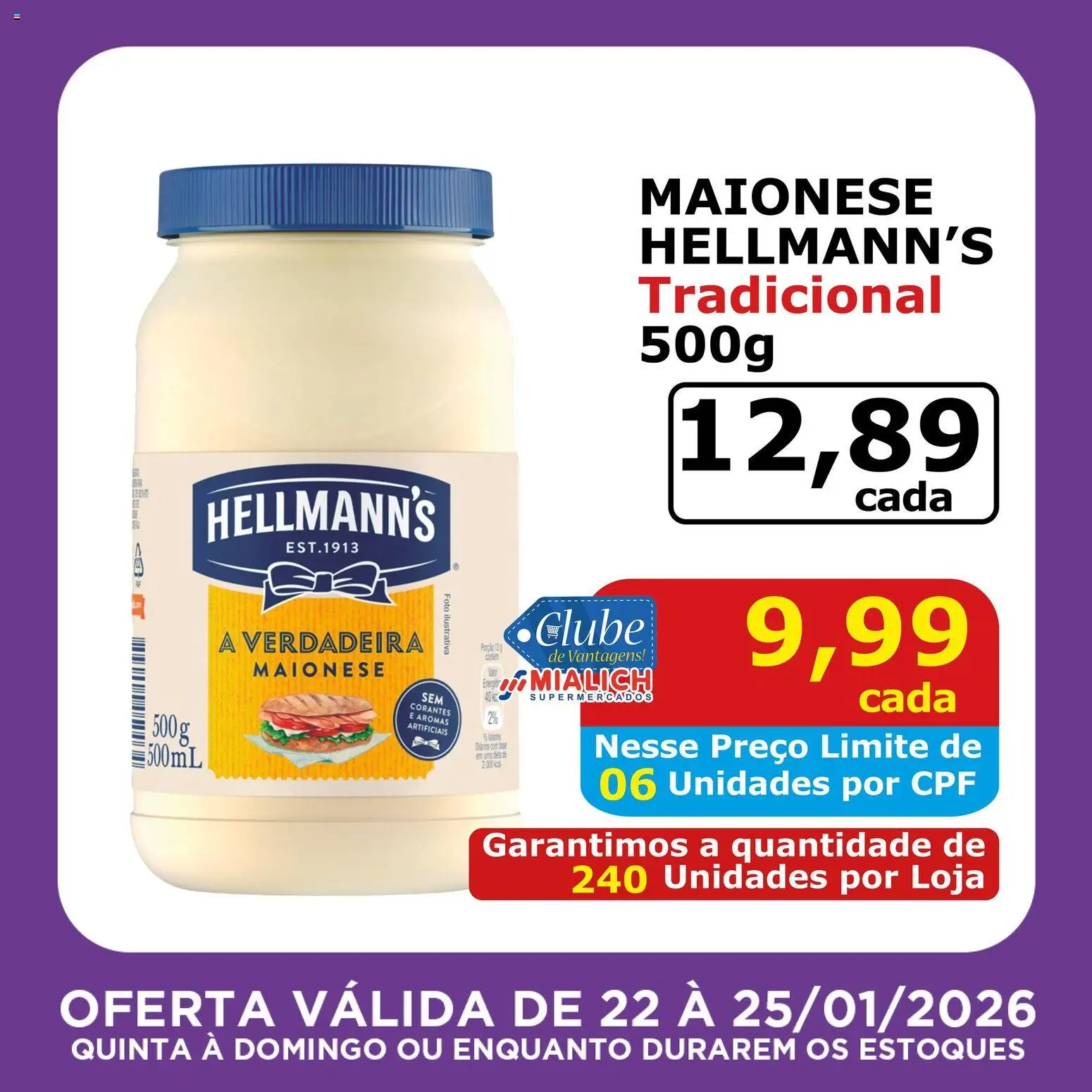 Mialich Supermercados Folheto - válido de 22.01.2026 | Página: 9